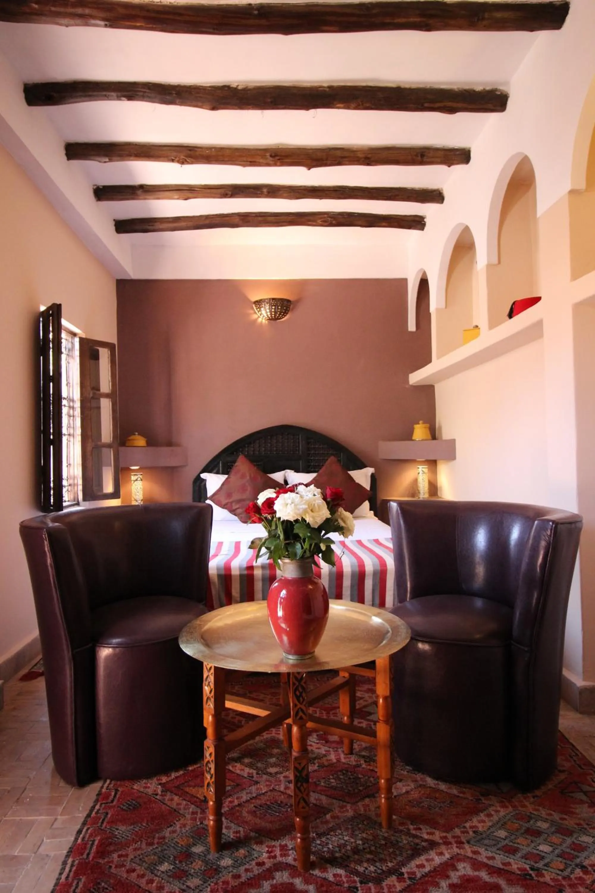 Bedroom, Bed in Riad Palmier