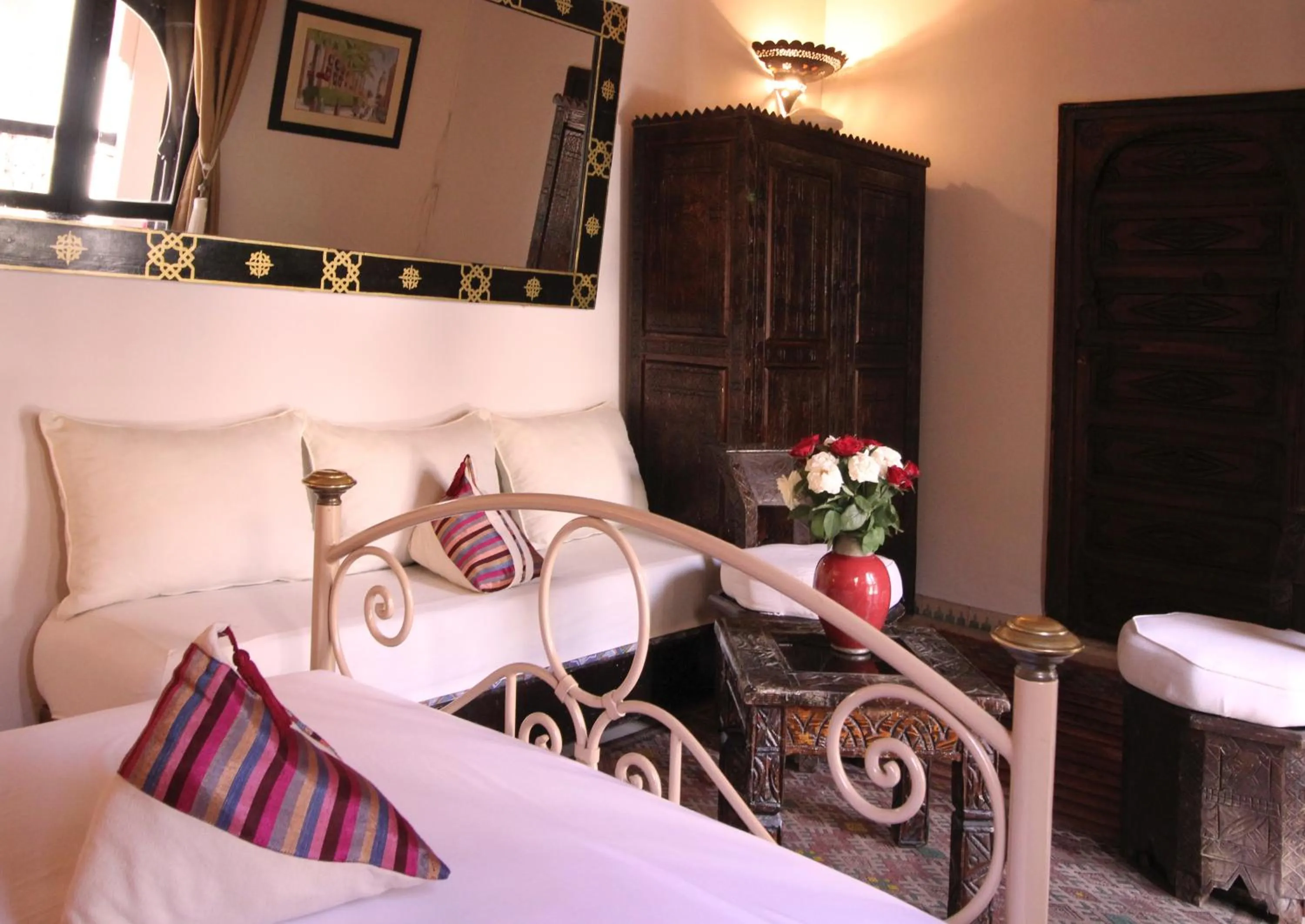 Bedroom, Bed in Riad Palmier