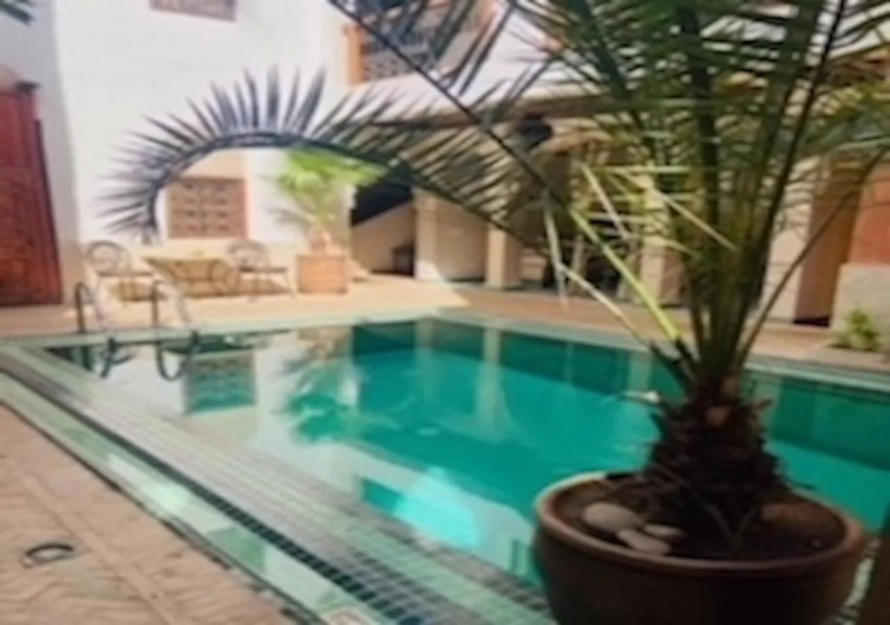 Swimming pool in Riad Palmier