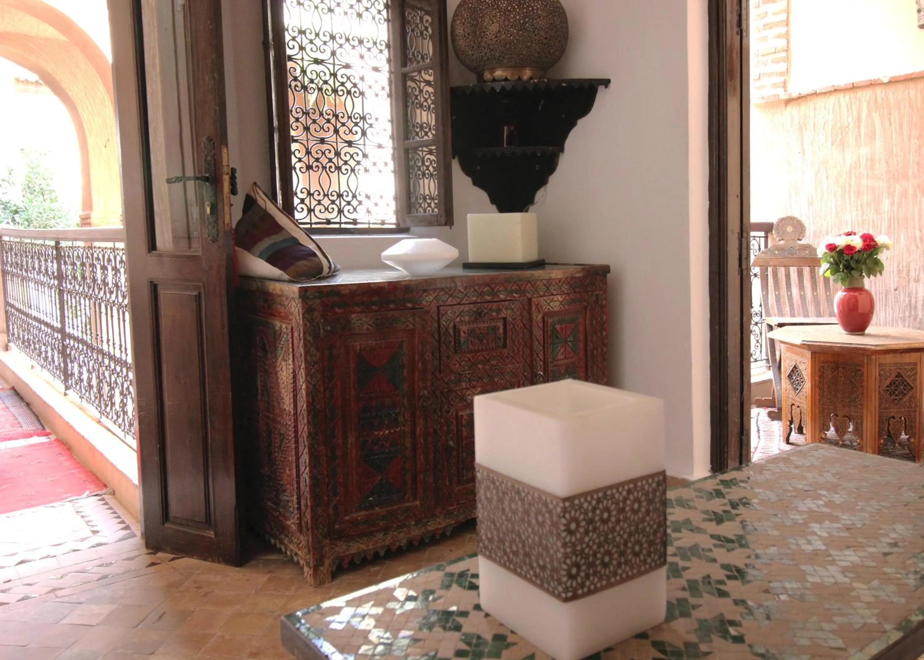 Bedroom in Riad Palmier