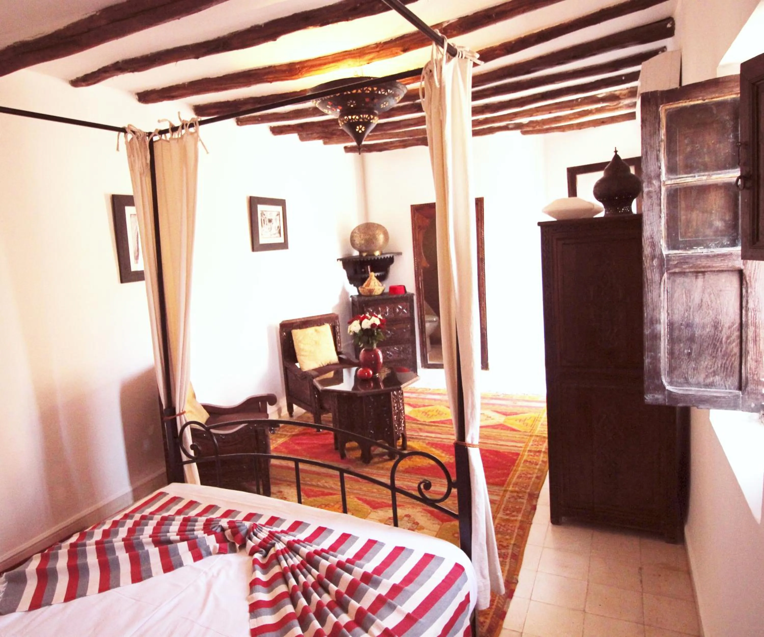 Bedroom, Bed in Riad Palmier