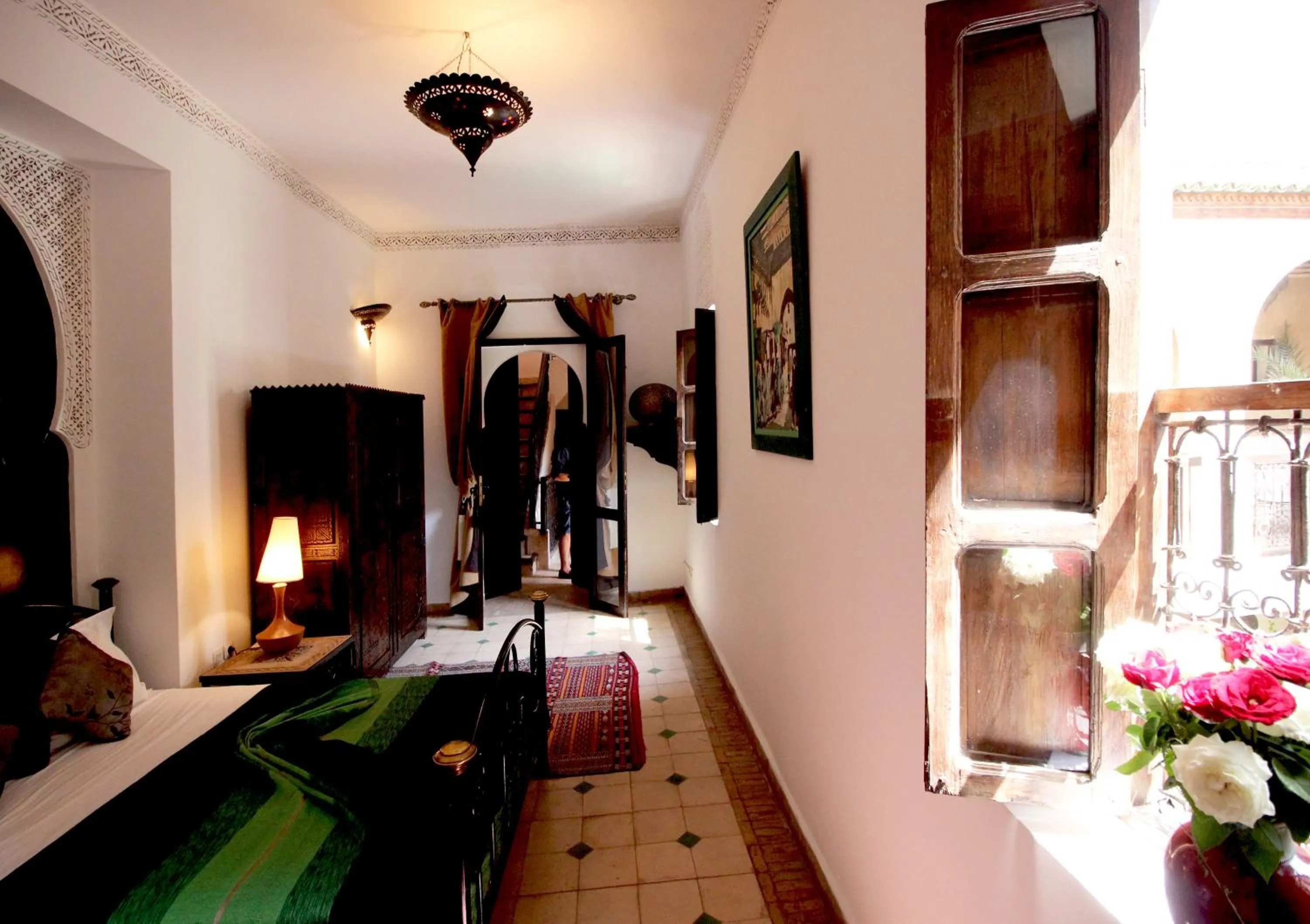 Bedroom, Bed in Riad Palmier
