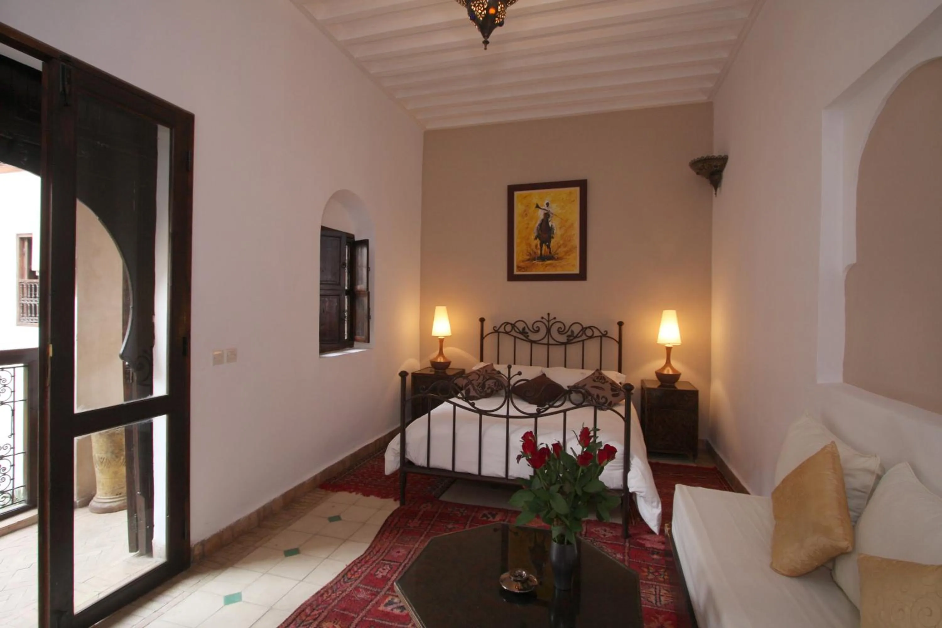 Photo of the whole room, Bed in Riad Palmier