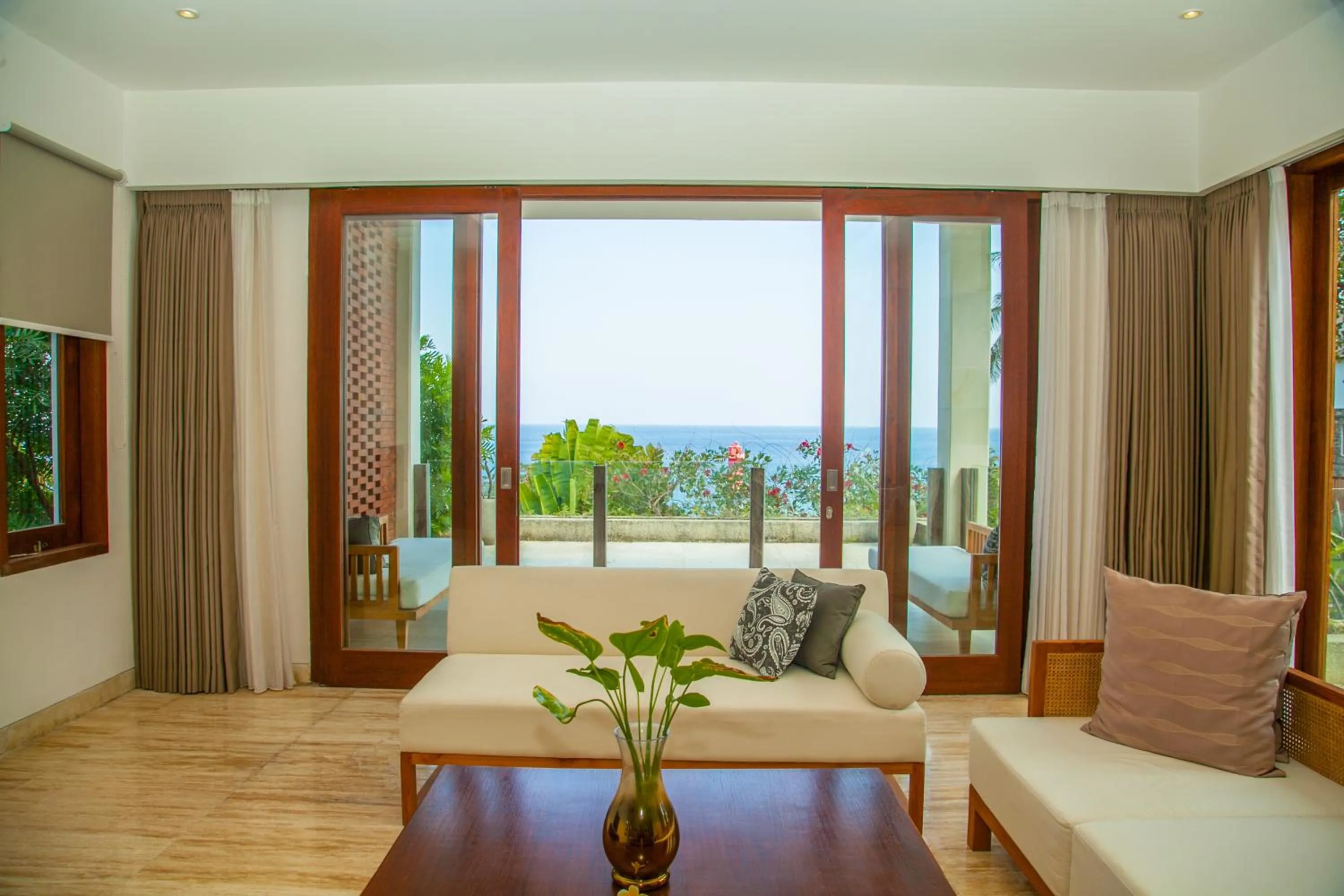 Living room in Rajavilla Lombok Resort - Seaside Serenity