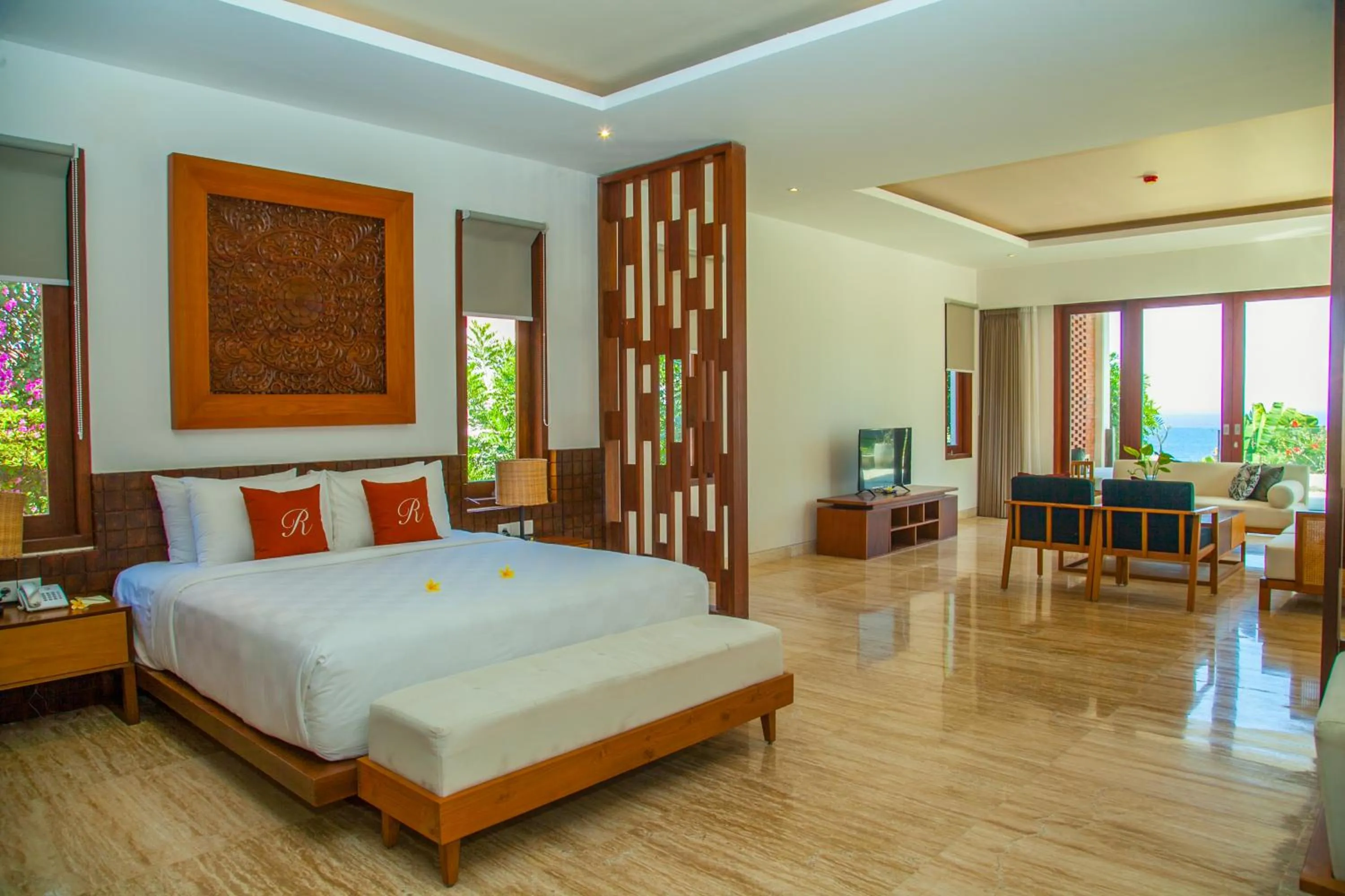 Photo of the whole room, Bed in Rajavilla Lombok Resort - Seaside Serenity