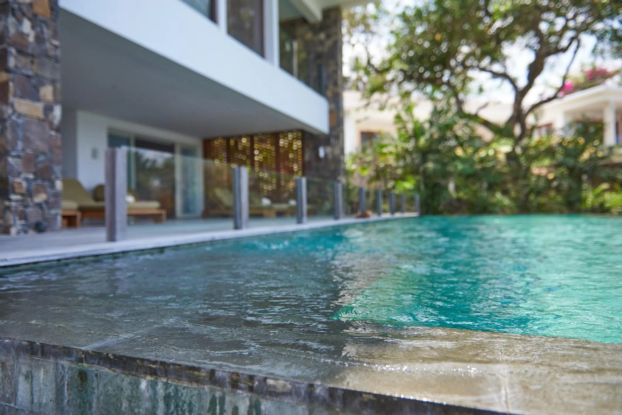 Pool view in Rajavilla Lombok Resort - Seaside Serenity
