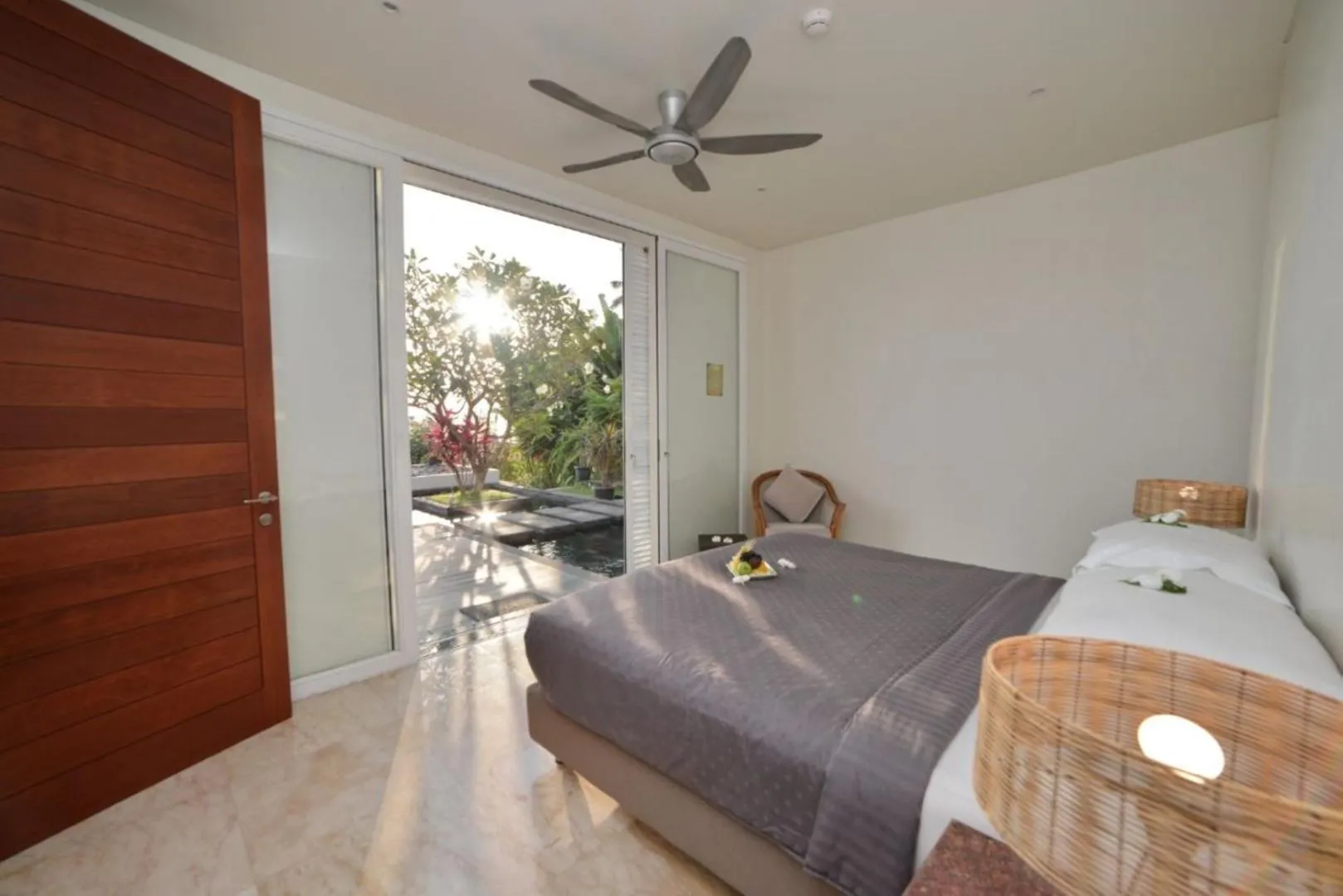 Bed in Rajavilla Lombok Resort - Seaside Serenity