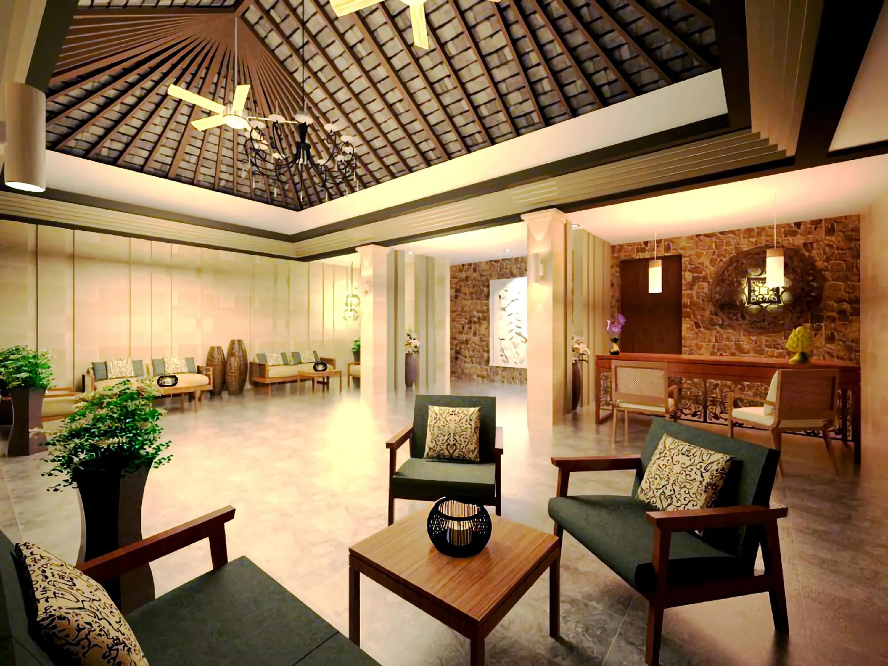 Lobby or reception in Rajavilla Lombok Resort - Seaside Serenity