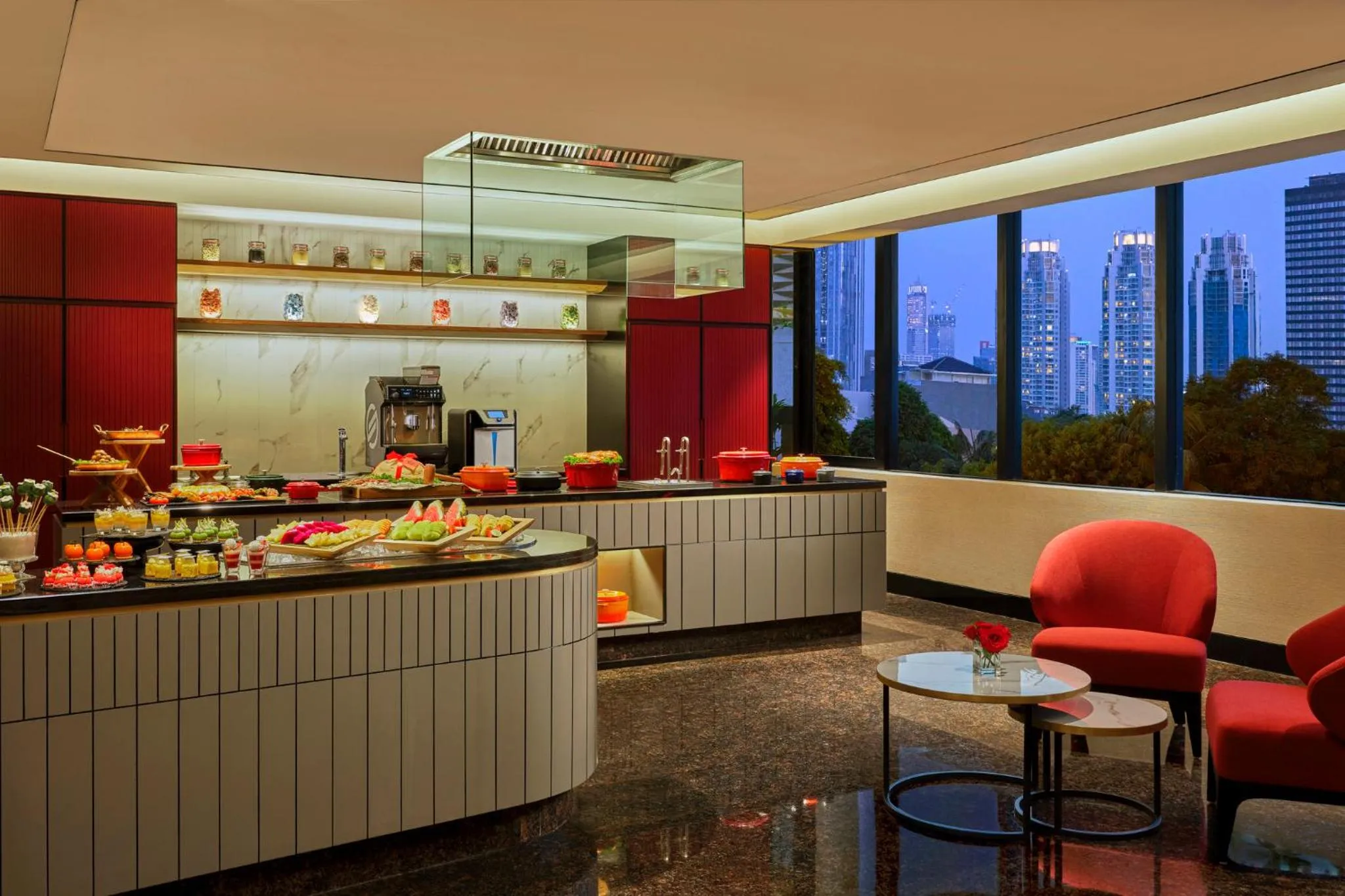 Communal kitchen in Mandarin Oriental, Jakarta