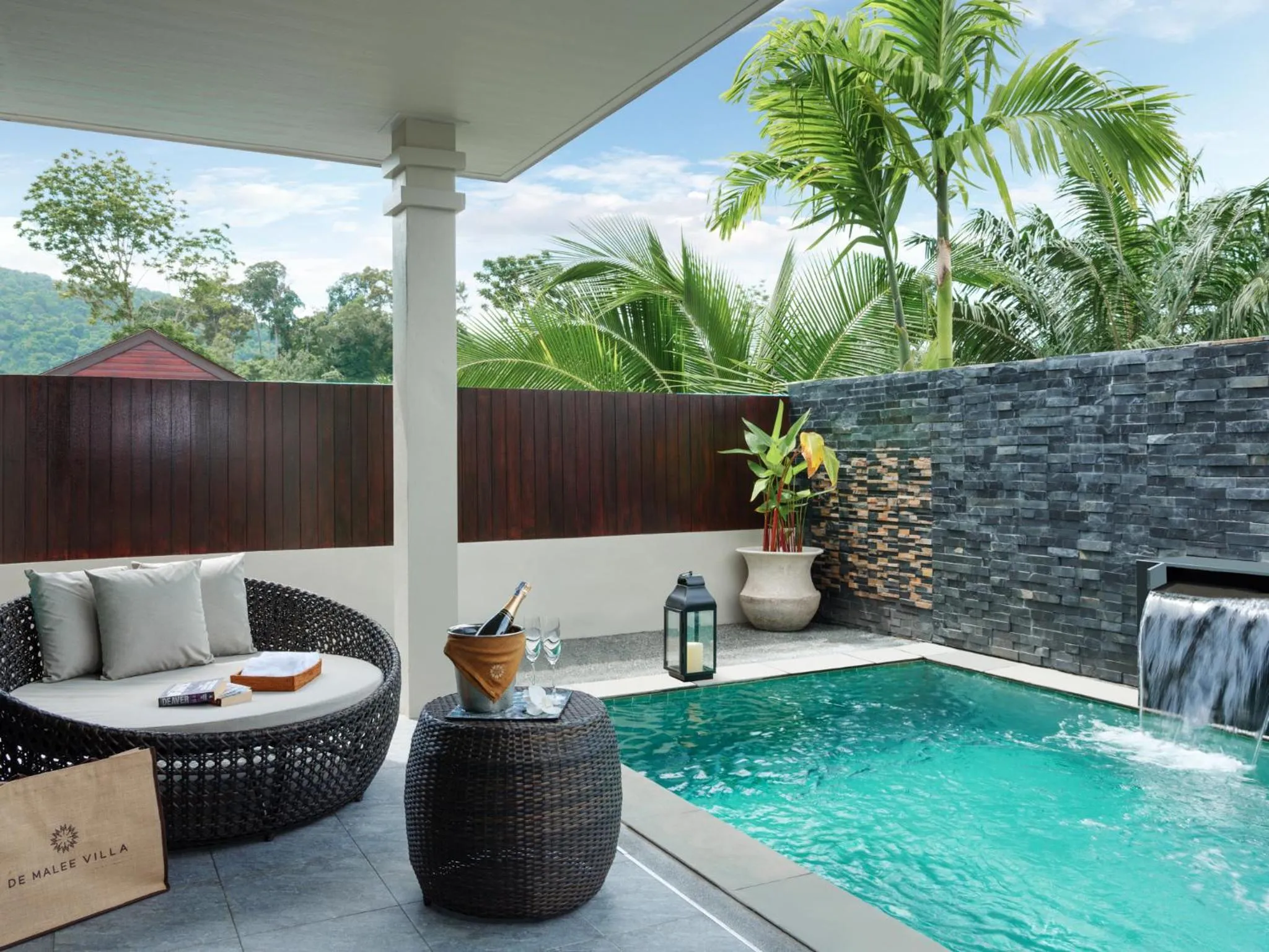 Patio in De Malee Pool Villas - SHA Extra Plus