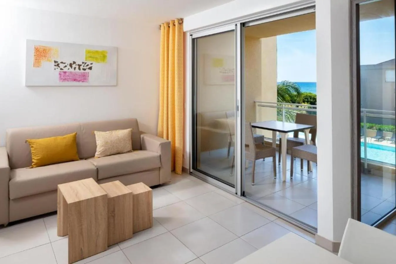 Living room in Résidence Marina Bianca