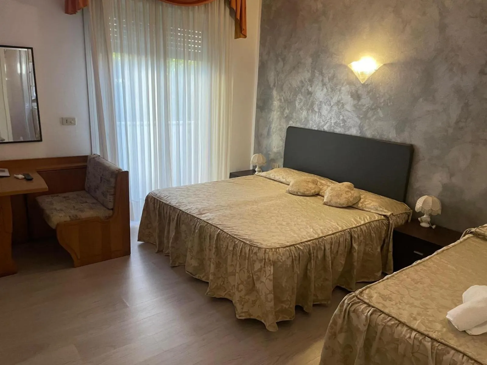 Bed in Hotel Villa Luisa