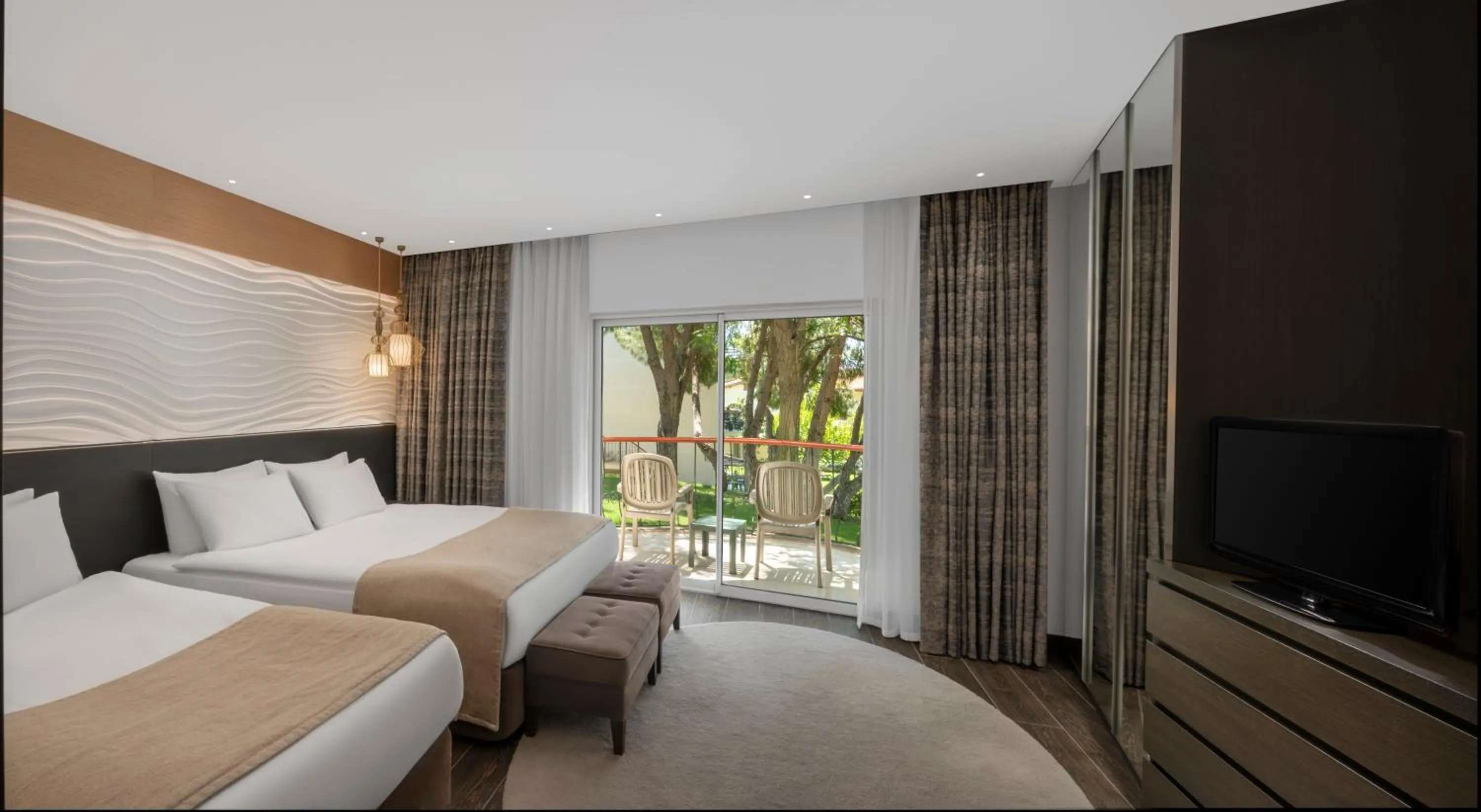 Bedroom, Bed in Papillon Belvil Holiday Village