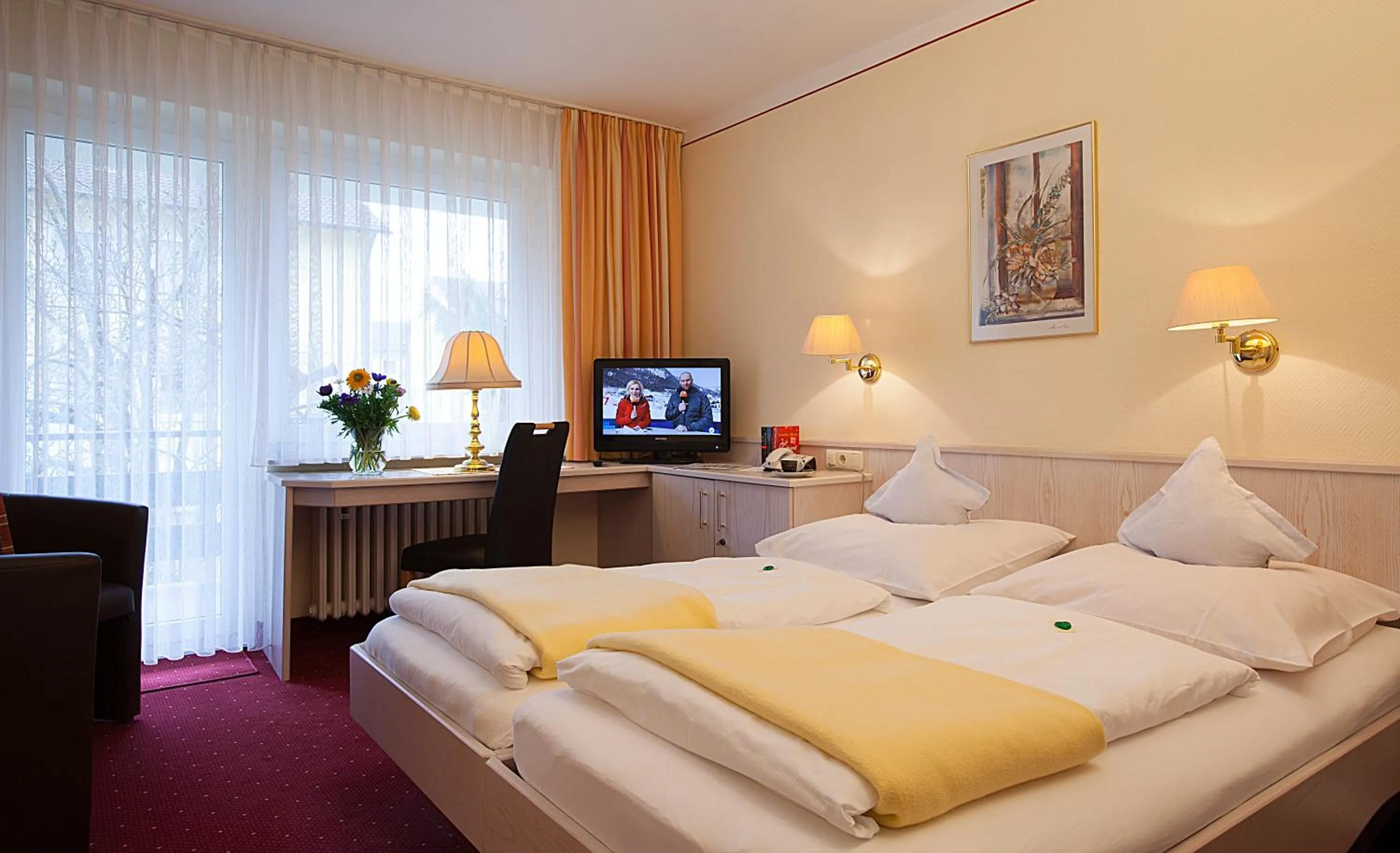 Bed in Kurhotel Weber