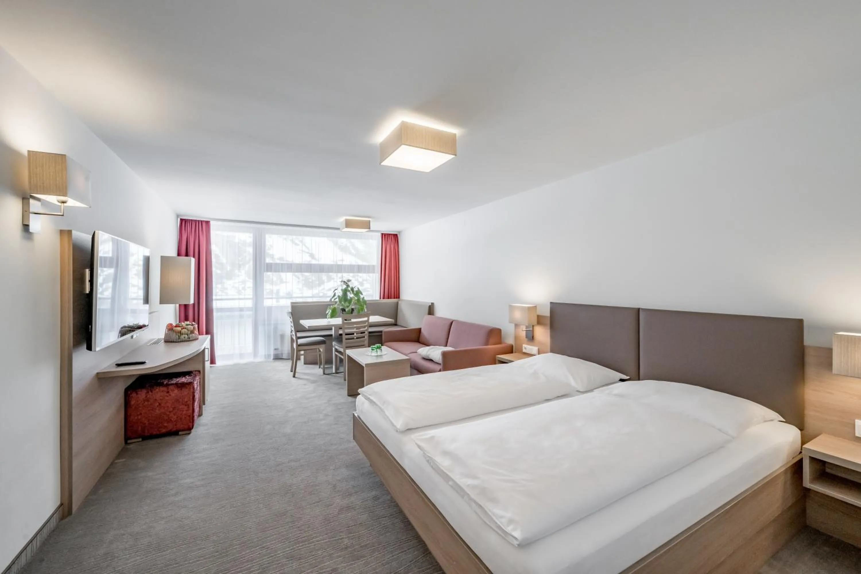 Living room, Bed in all inclusive Hotel Lohmann