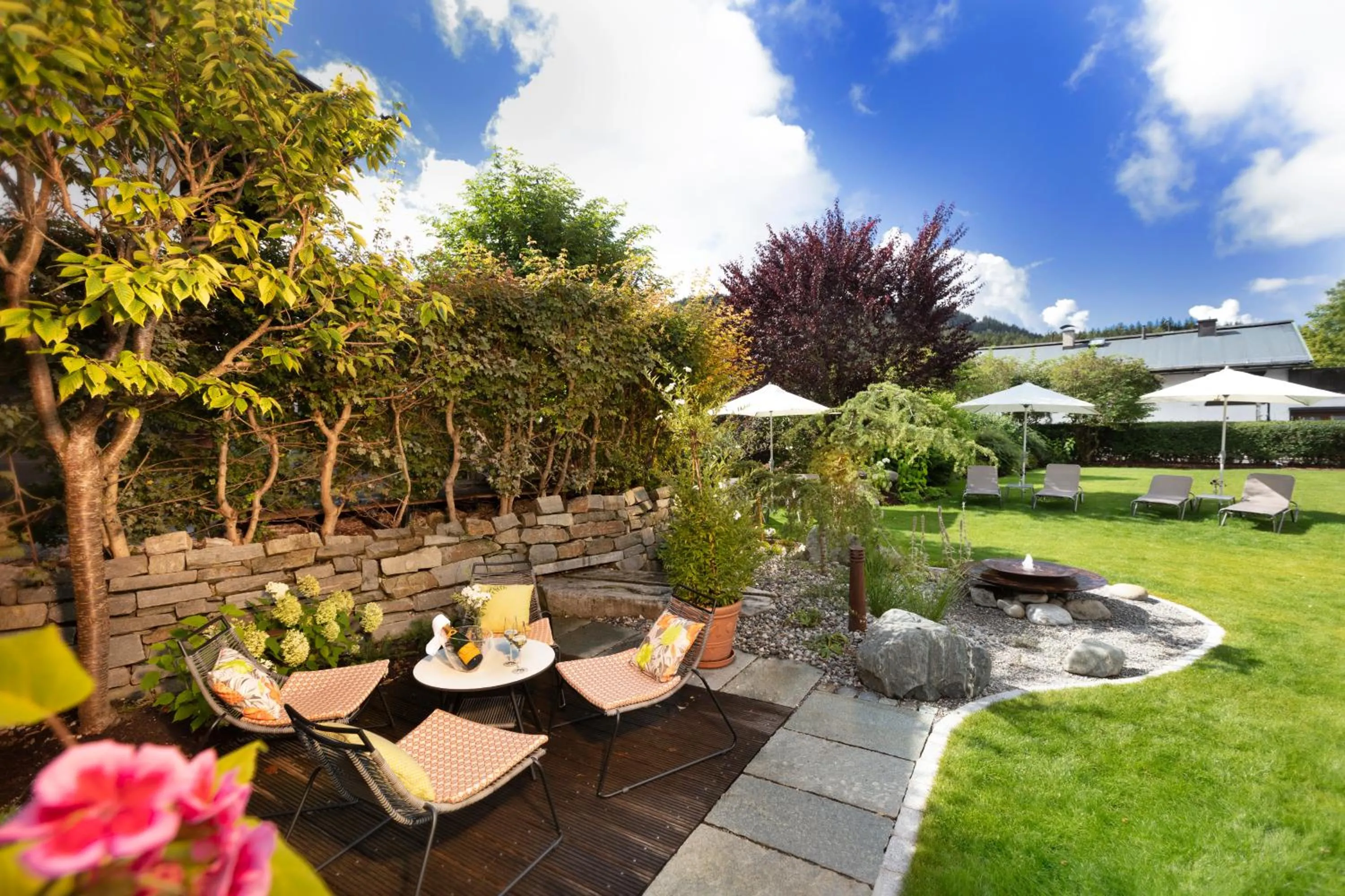 Garden in Hotel Bergland All Inclusive Top Quality