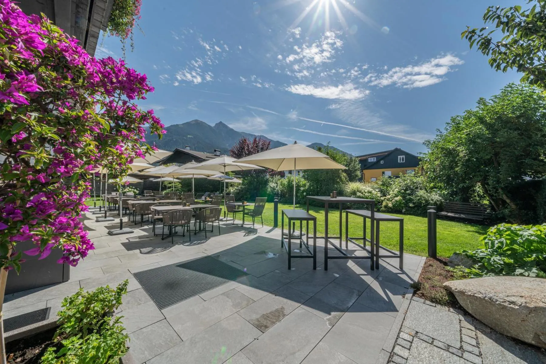 Garden in Hotel Bergland All Inclusive Top Quality