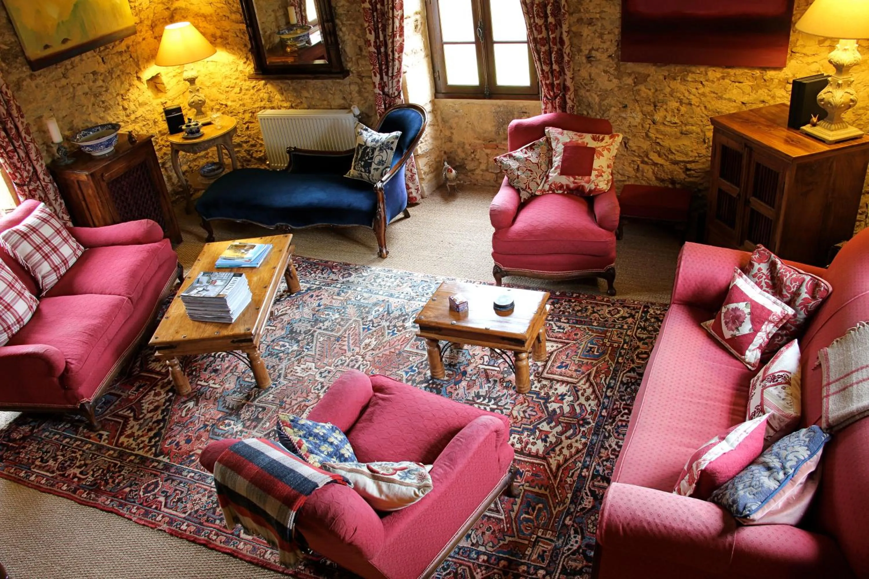 Living room in La Métairie des Songes