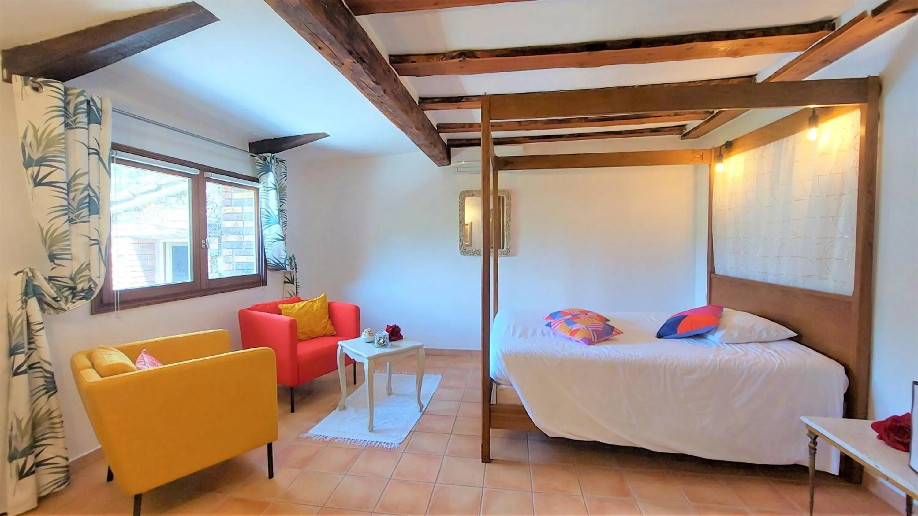 Bed in La Bergerie Du Moulin