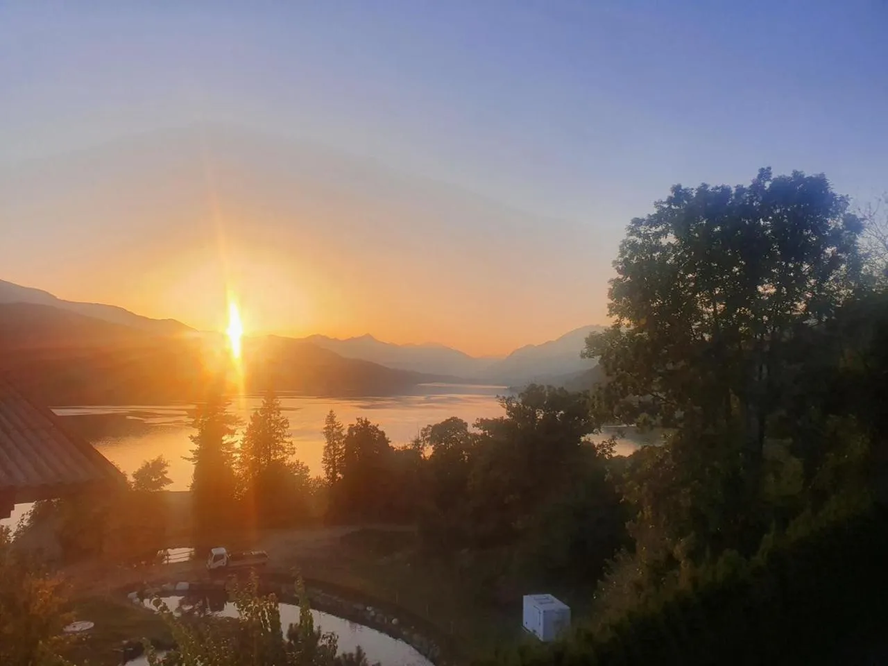 Natural landscape in Haus Kraller-Urlaub mit Seeblick