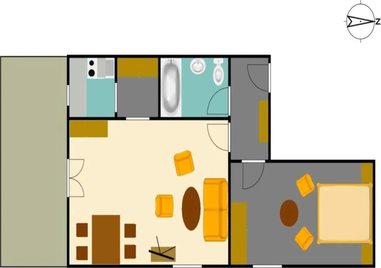 Floor plan in Haus Kraller-Urlaub mit Seeblick