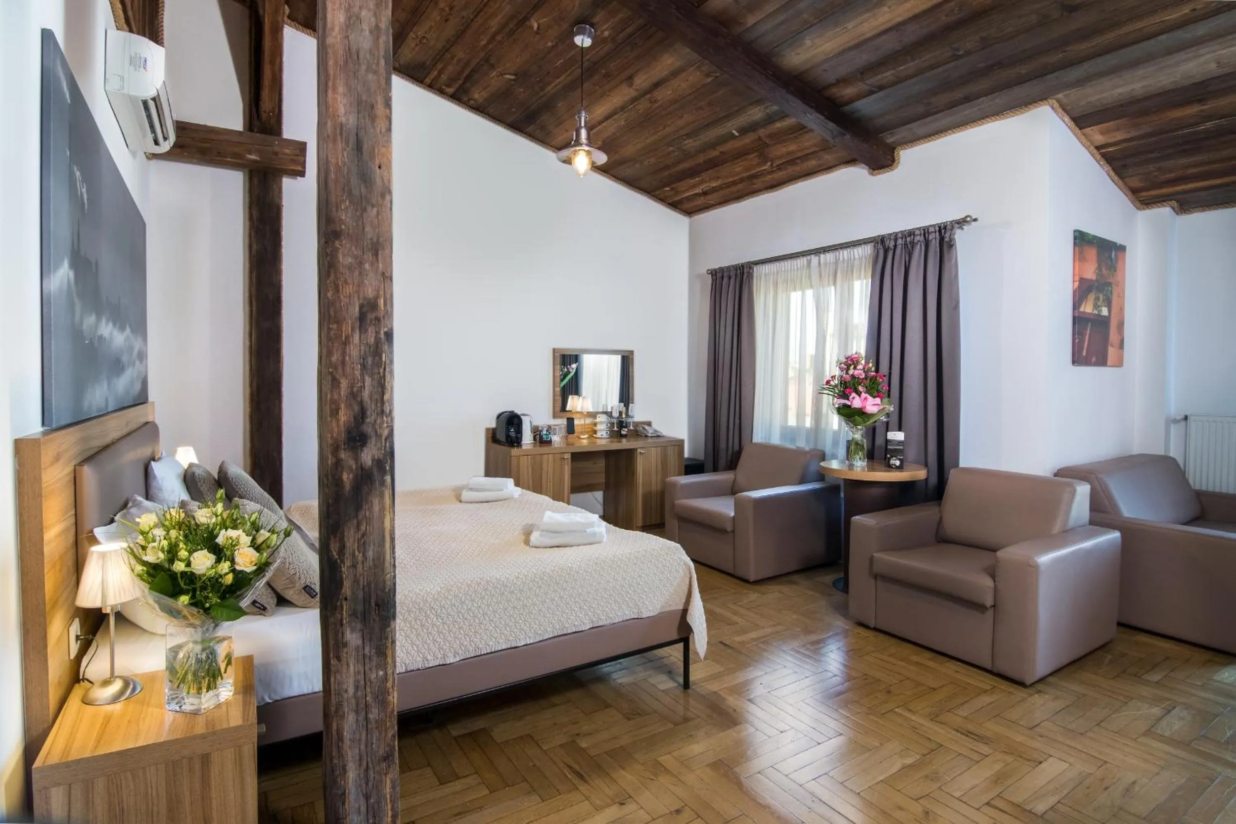 Bed in Aparthotel Pergamin