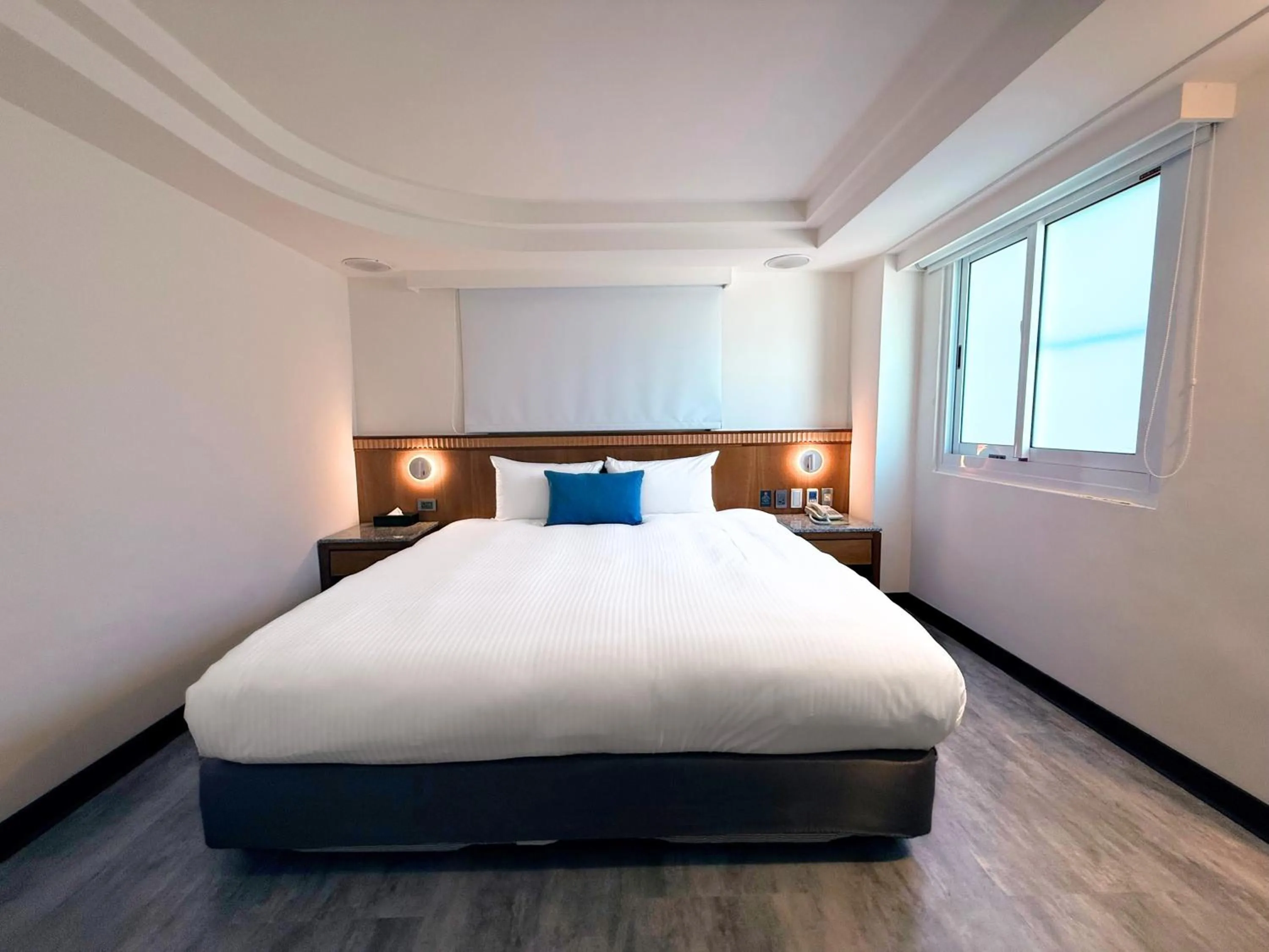 Bedroom, Bed in Hub Hotel Kaohsiung Cisian Branch