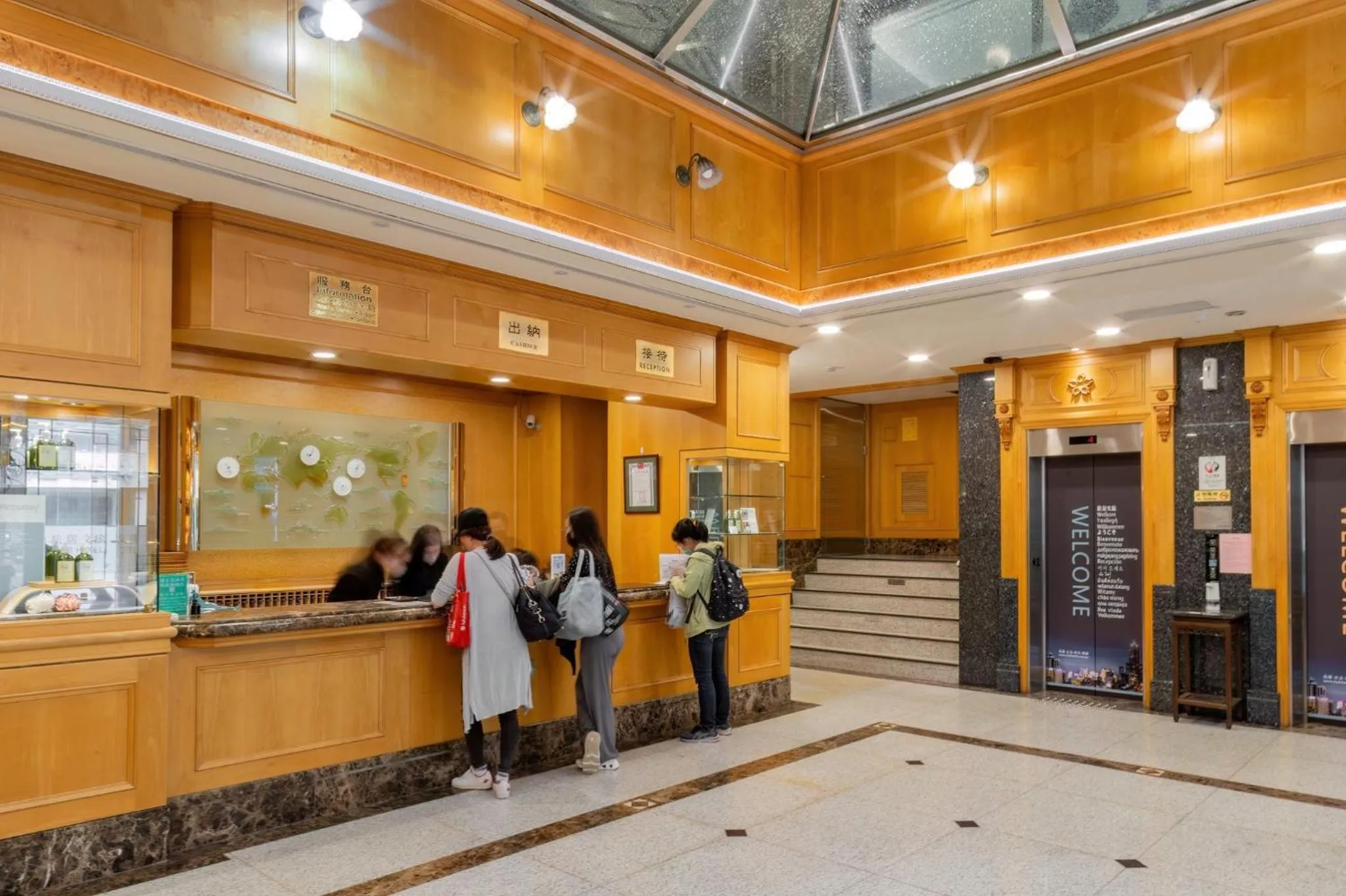 Lobby or reception in Hub Hotel Kaohsiung Cisian Branch