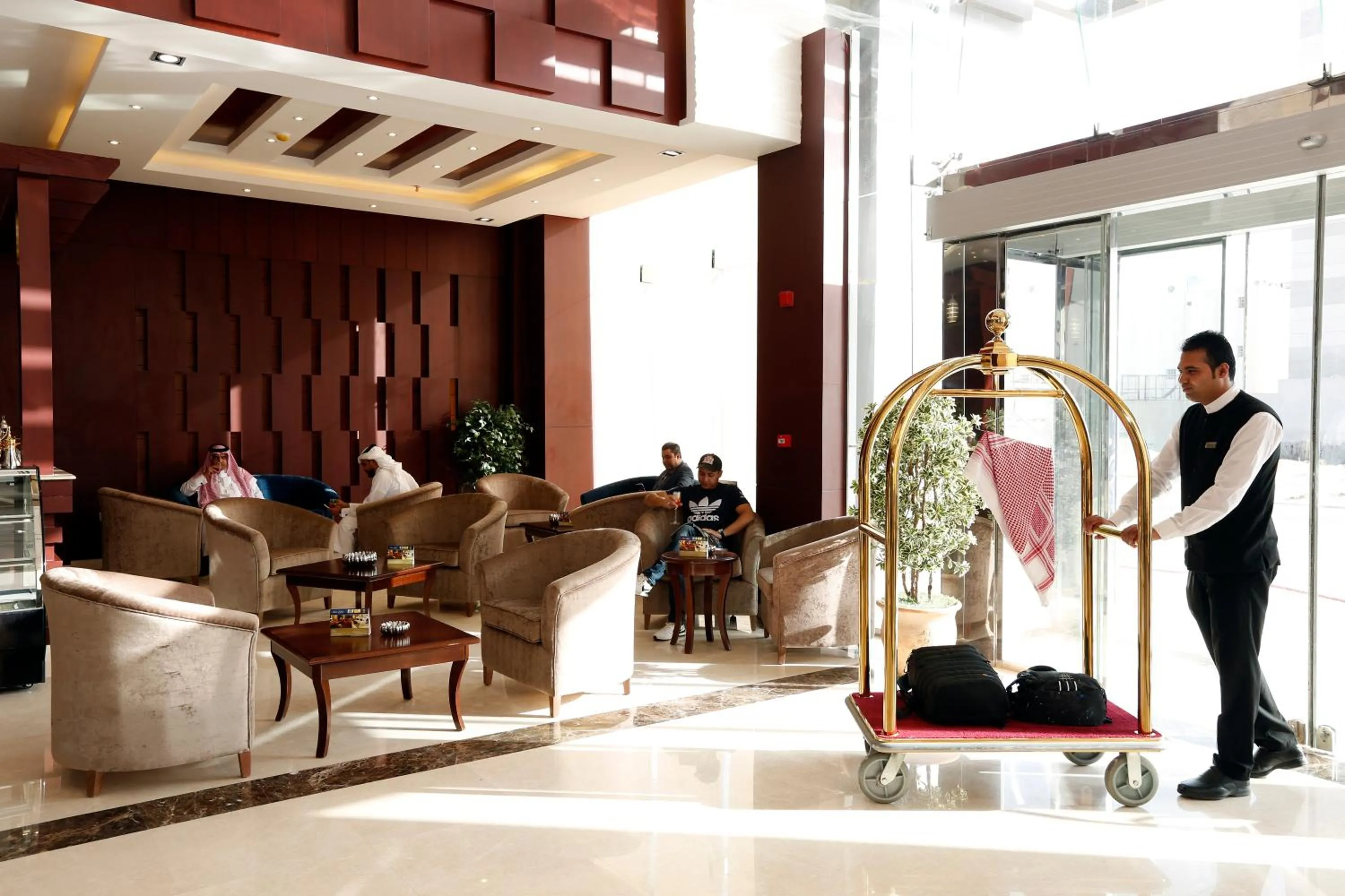 Seating area in Swiss Flora Inn Hotel Riyadh