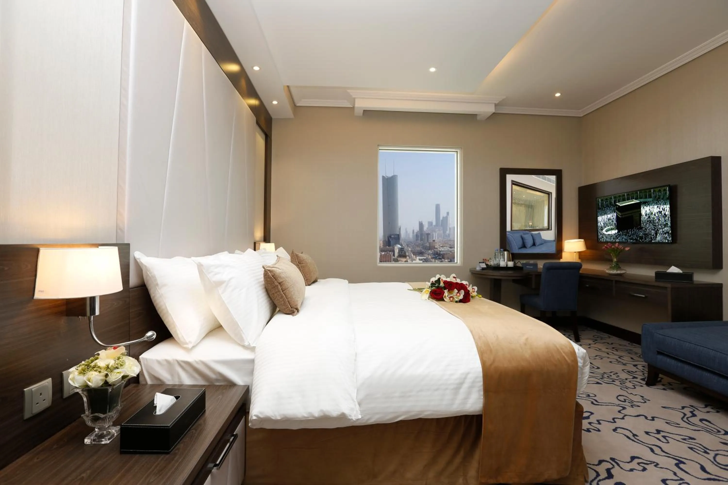 Bed in Swiss Flora Inn Hotel Riyadh