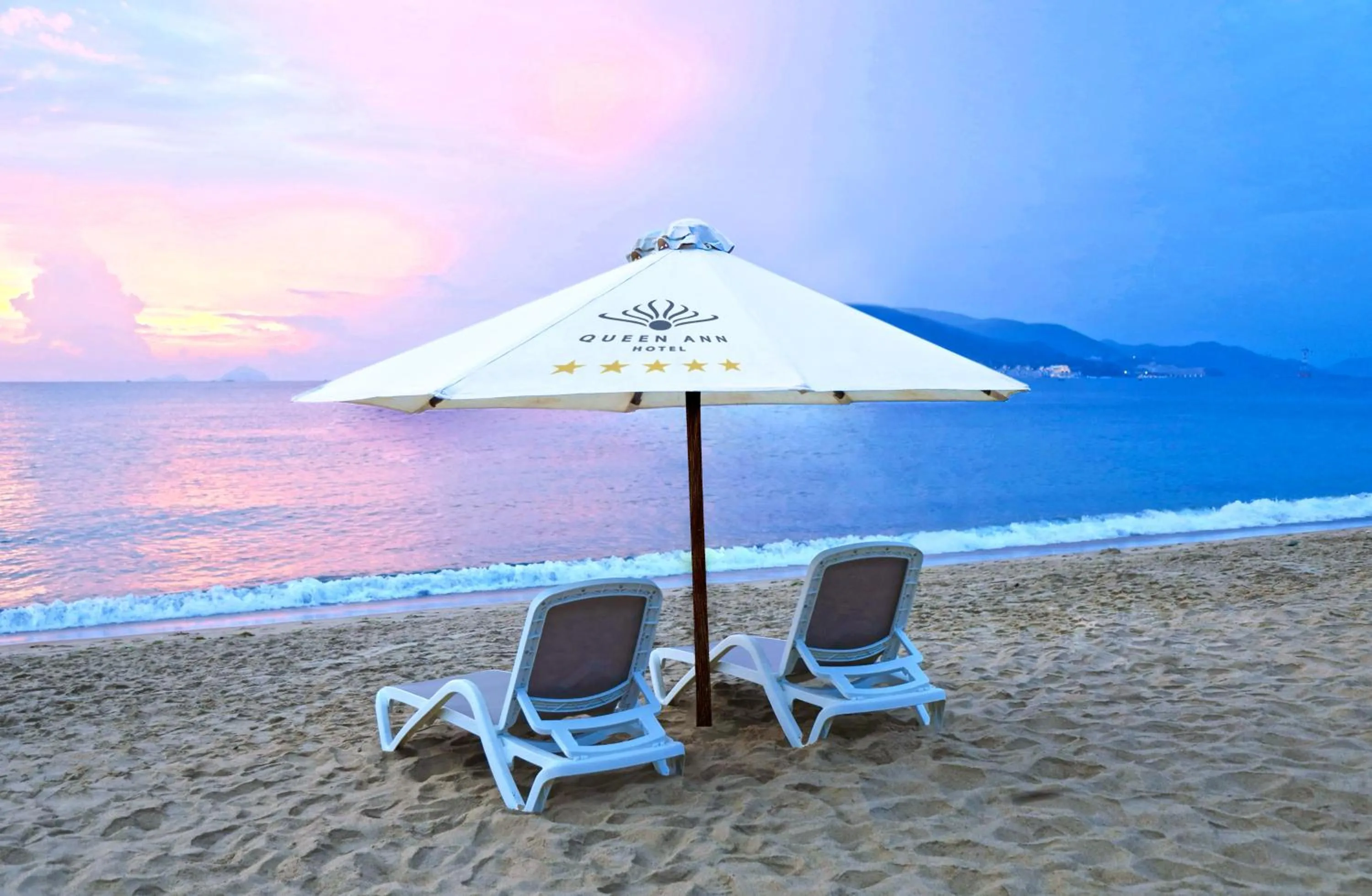 Beach in Queen Ann Nha Trang Hotel