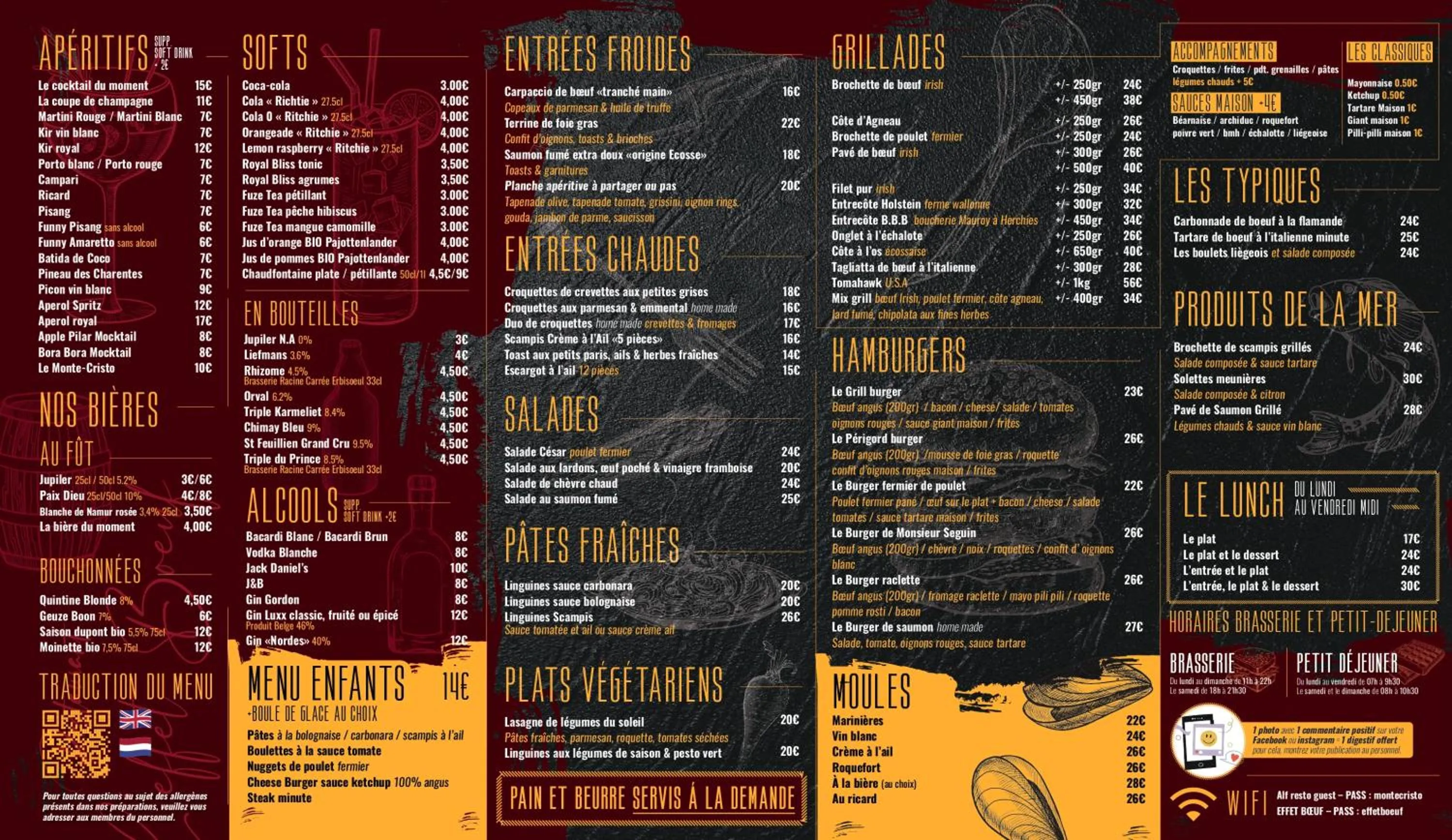 Restaurant/places to eat in Hôtel Le Monte-Cristo