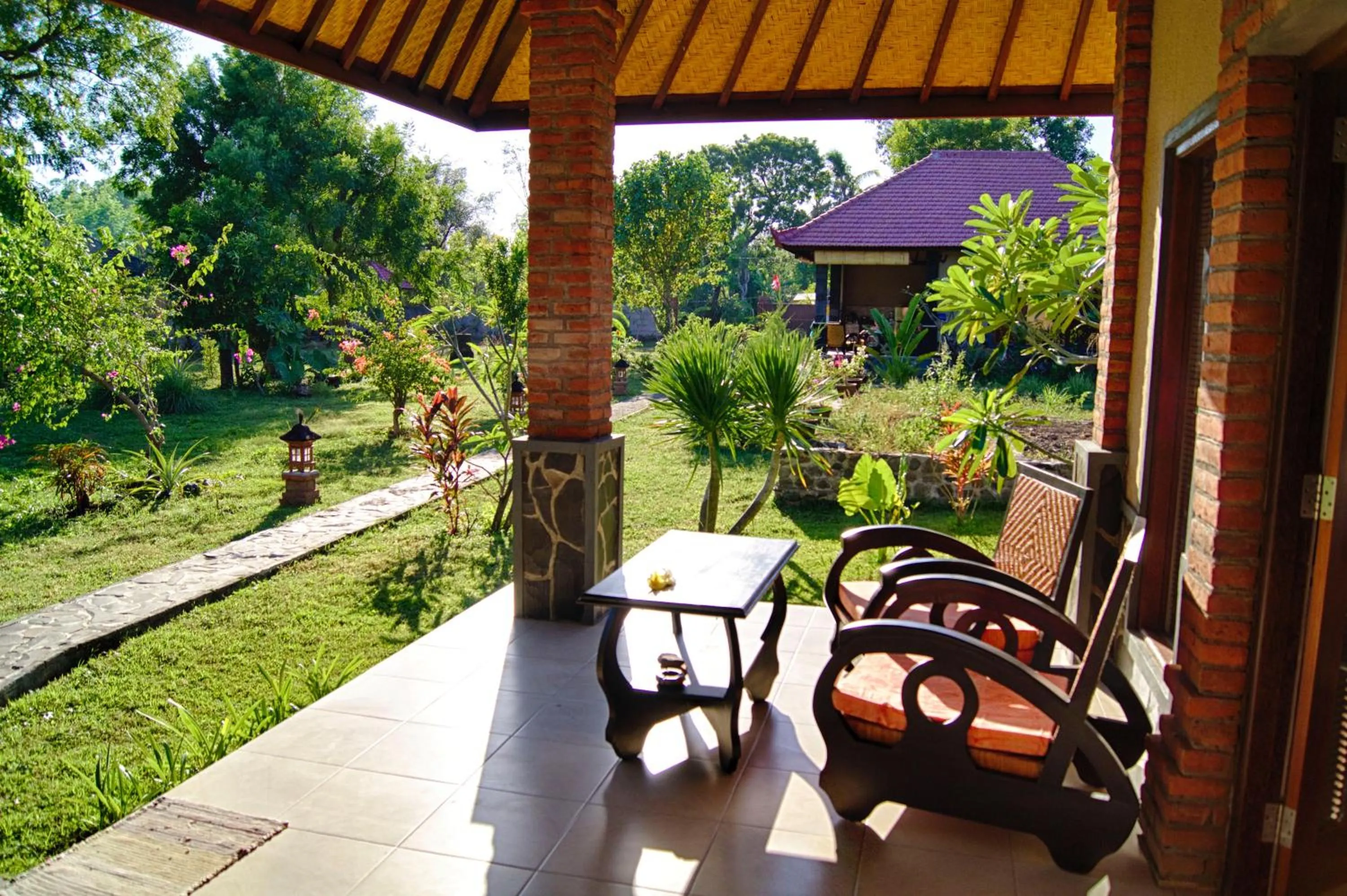 Garden view in TEGAL SARI, Pemuteran- North Bali