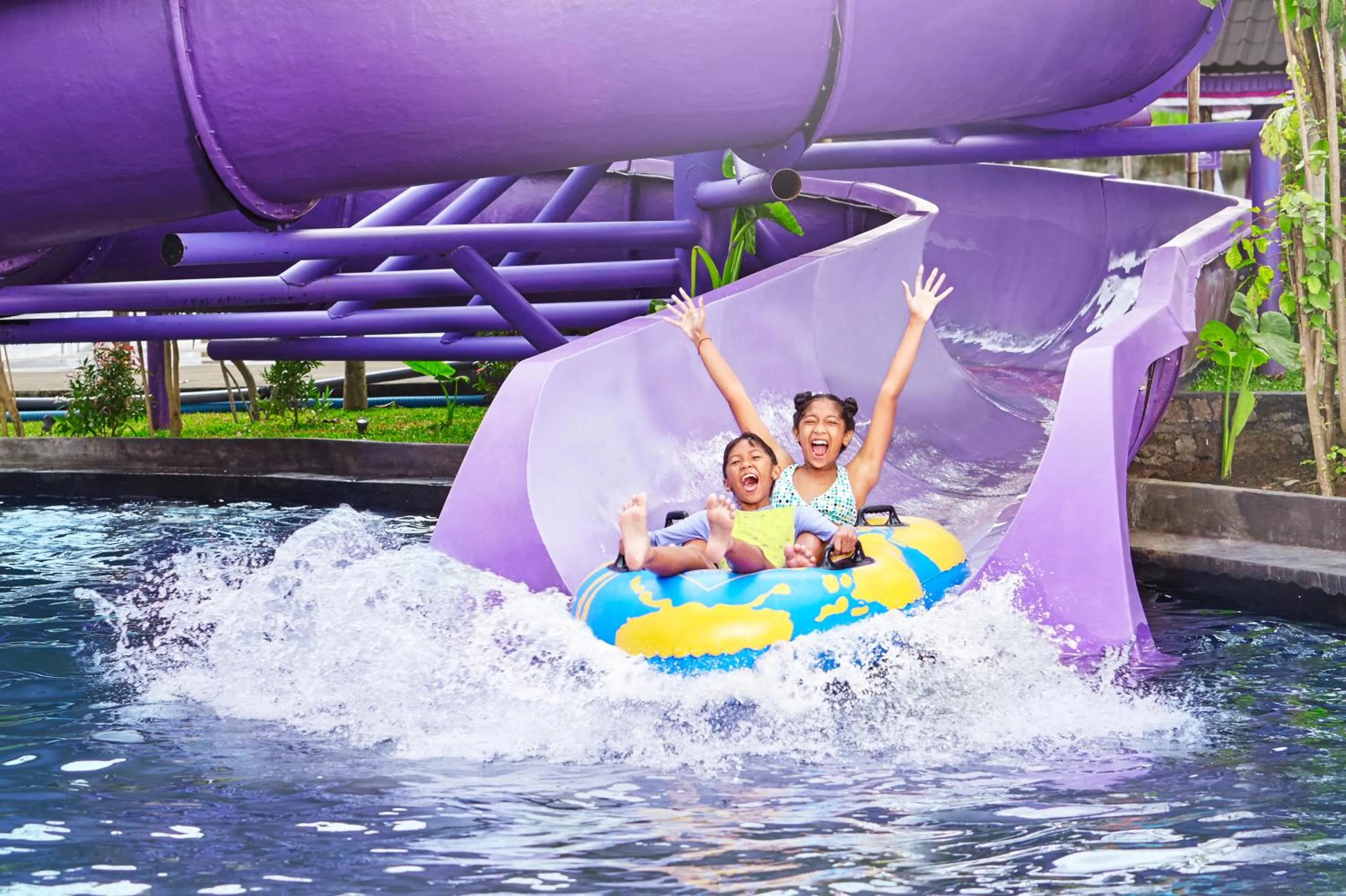 Aqua park in The Ayu Kintamani Villa at Toya Devasya