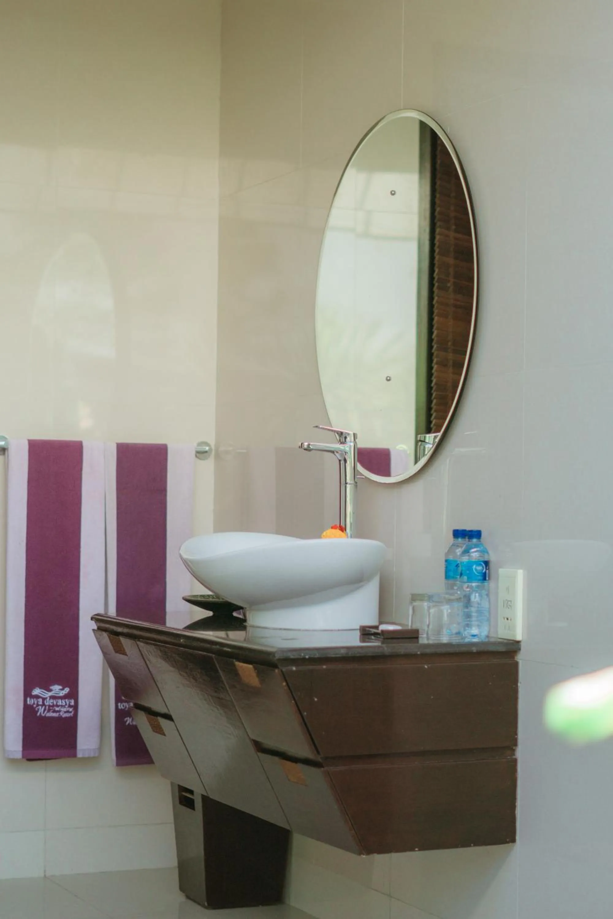 Bathroom in The Ayu Kintamani Villa at Toya Devasya
