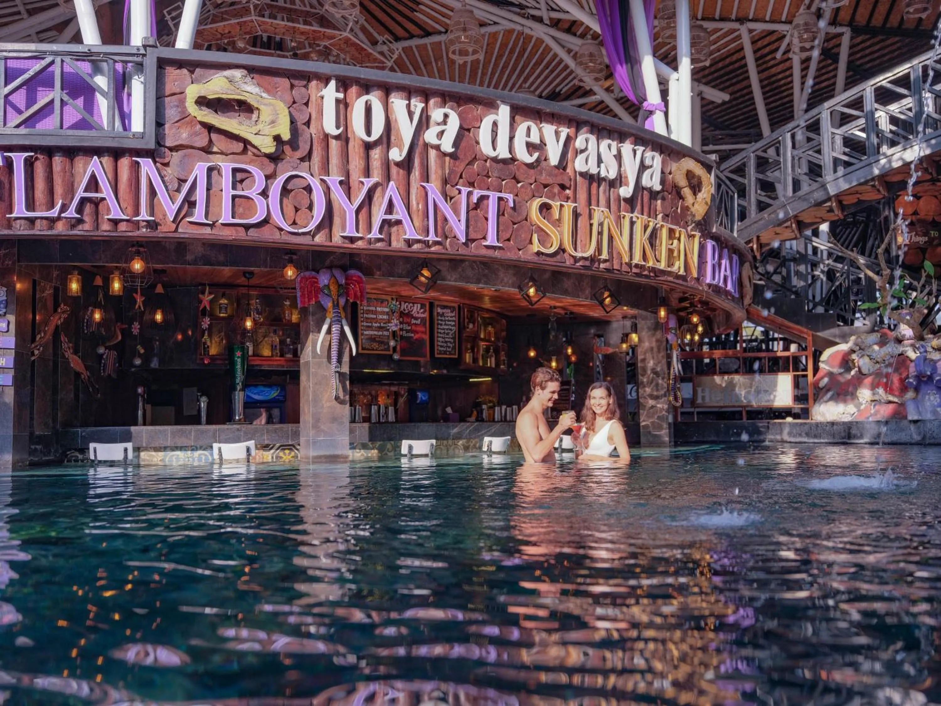 Swimming pool in The Ayu Kintamani Villa at Toya Devasya