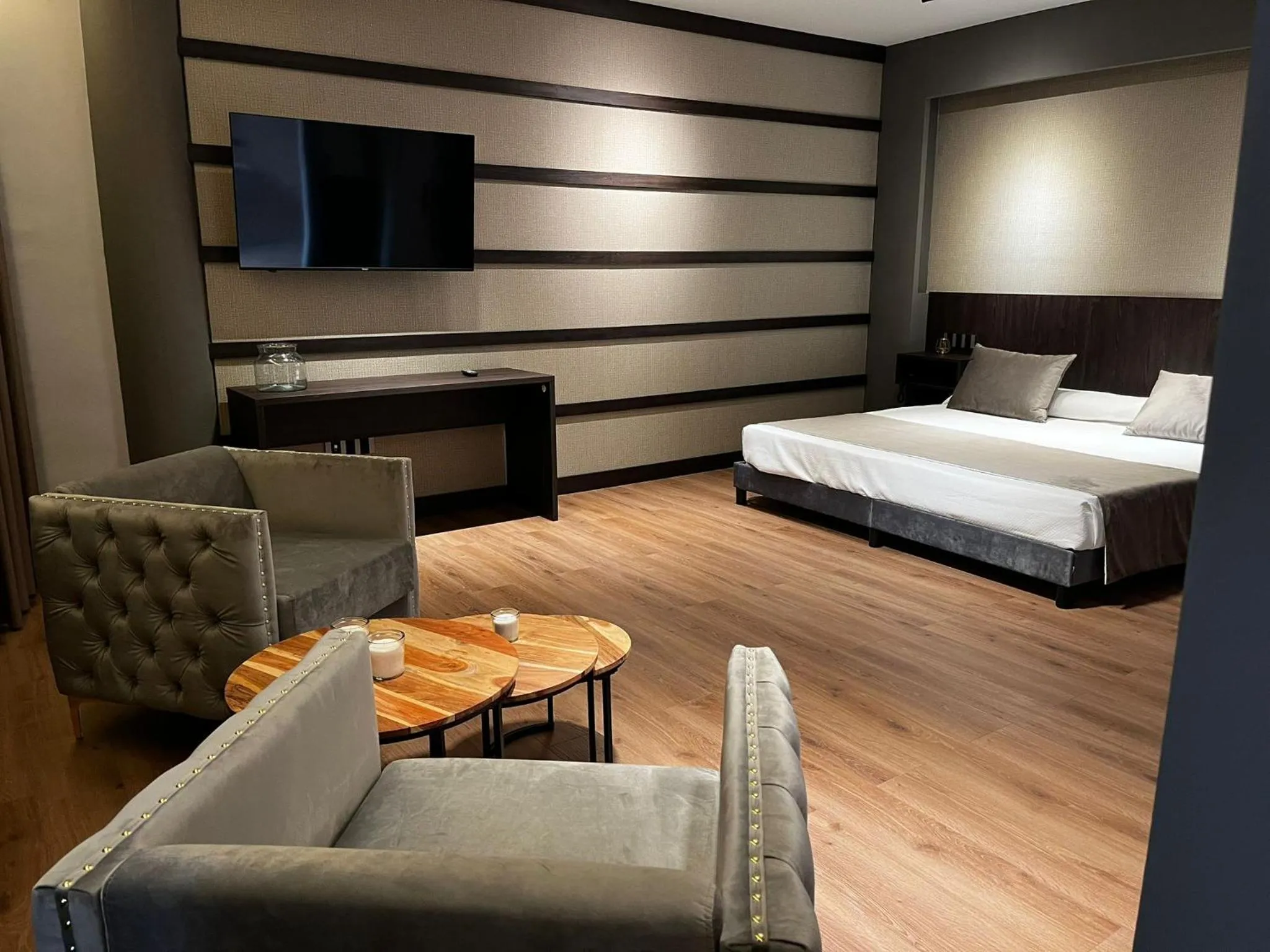 Bed in Hotel Reyes Ziries