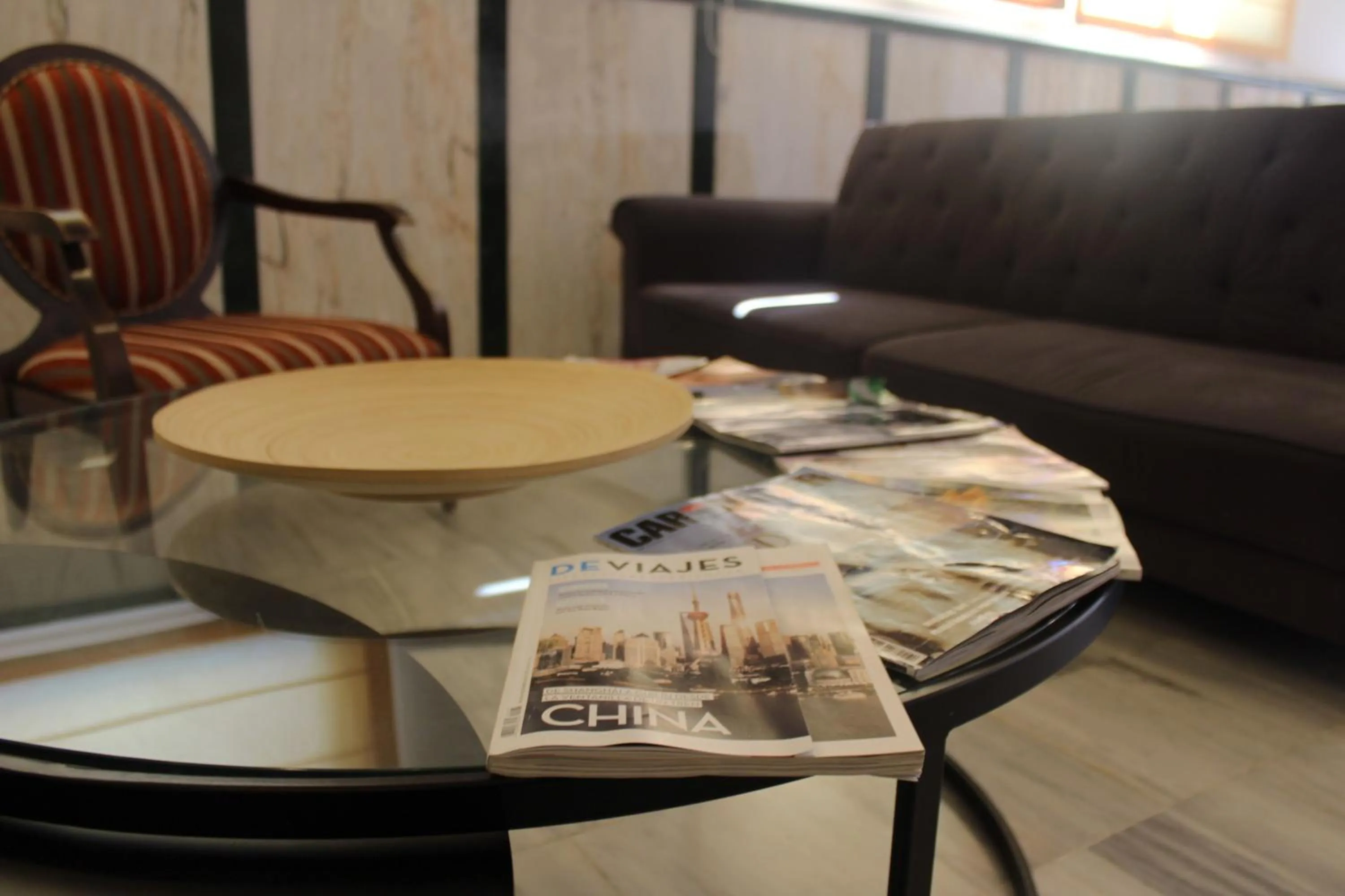 Communal lounge/ TV room in Hotel Reyes Ziries