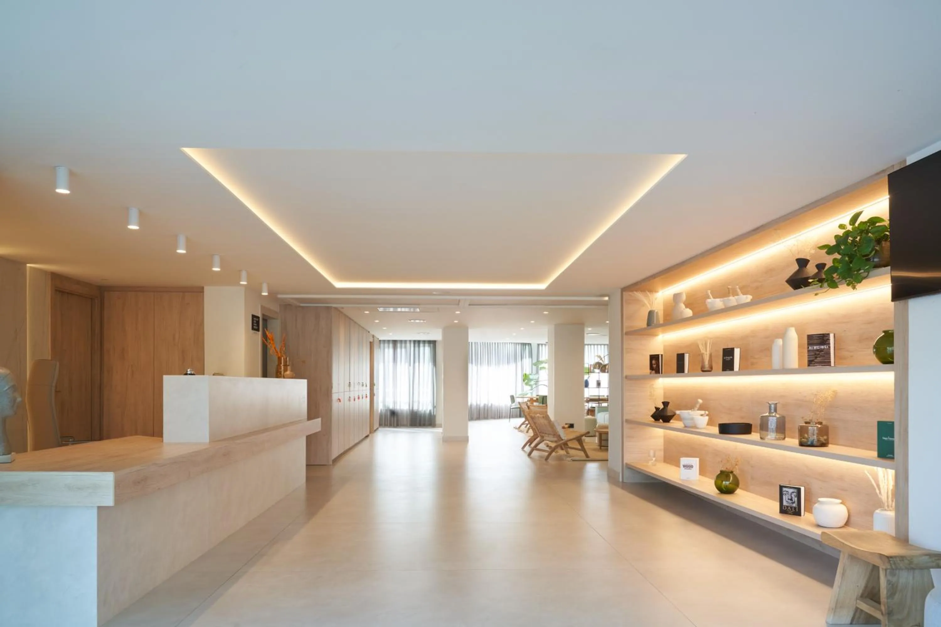 Lobby or reception in Hotel-Restaurante Jardines La Tejera