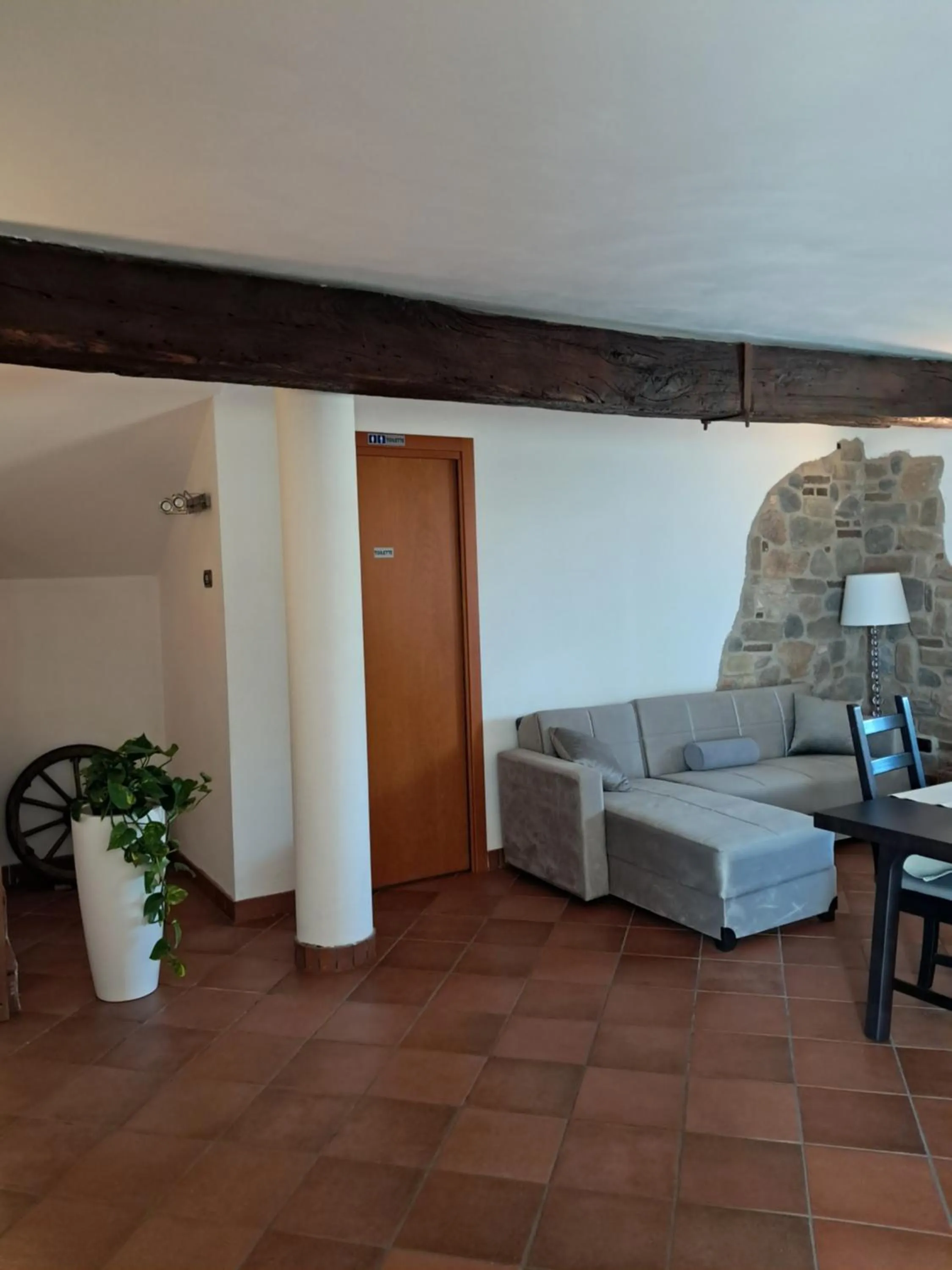 Seating area in b&b Ergira