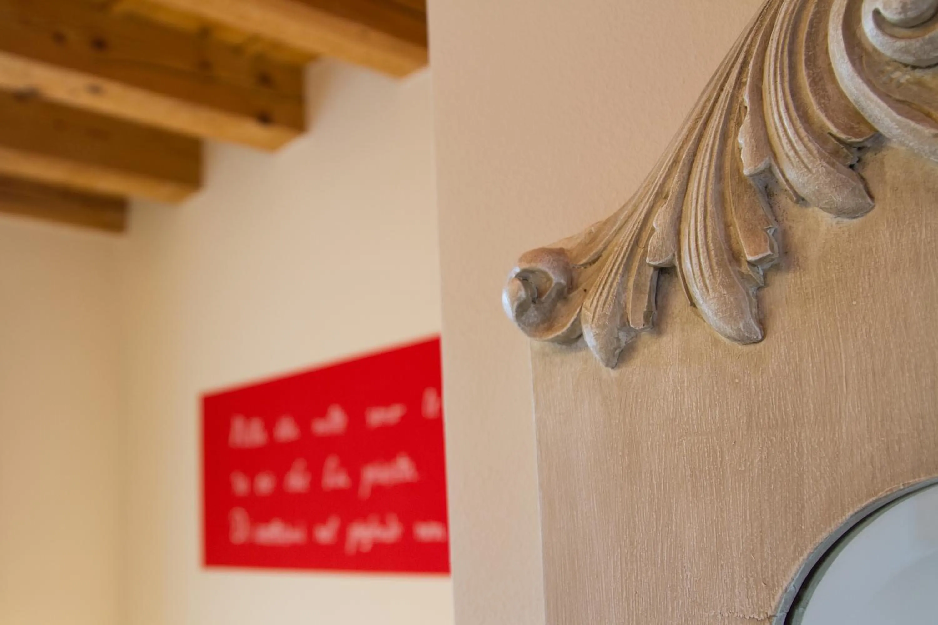 Decorative detail in Villa di Cazzano - BioLuxury Living