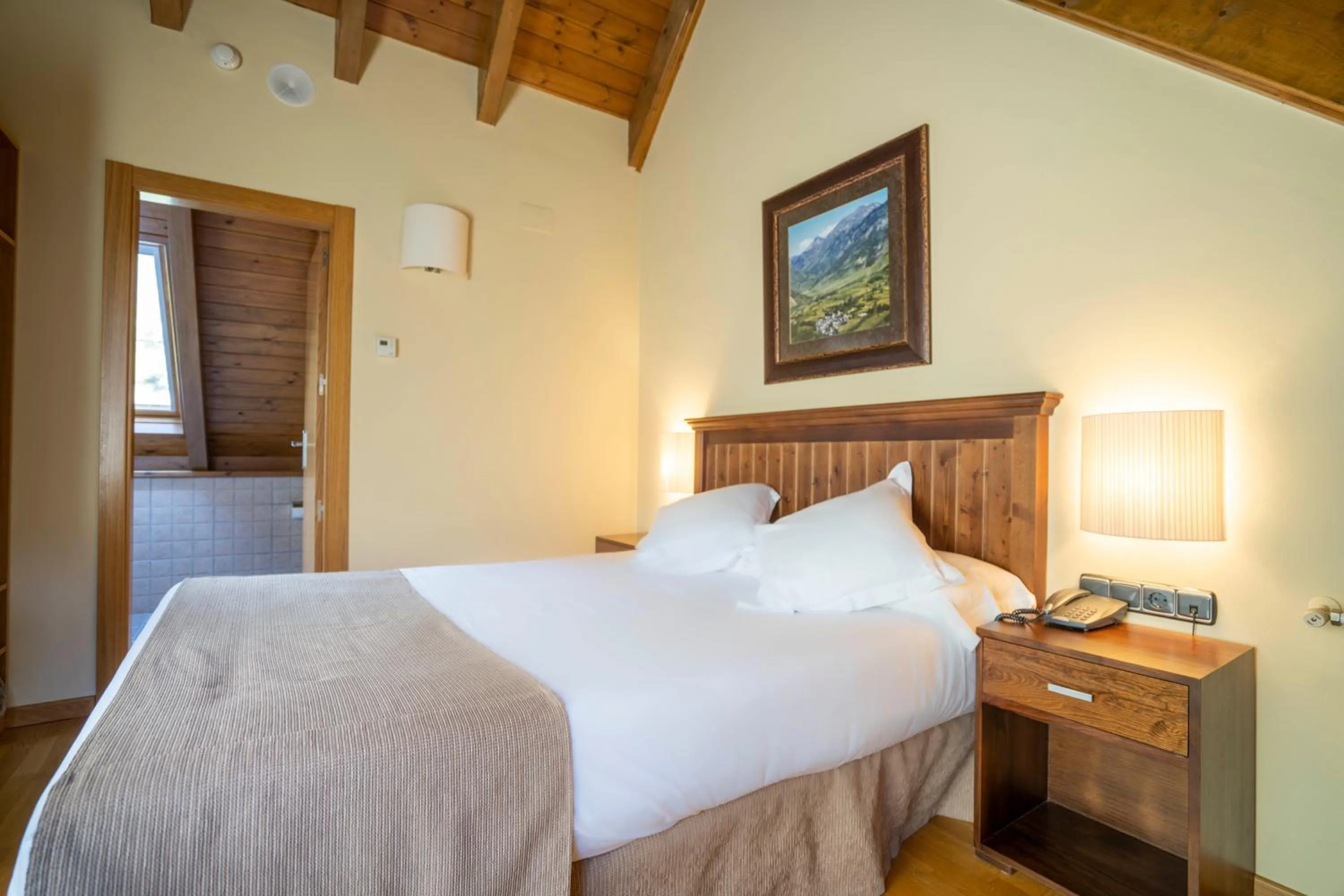 Bed in Hotel & Restaurante Peña