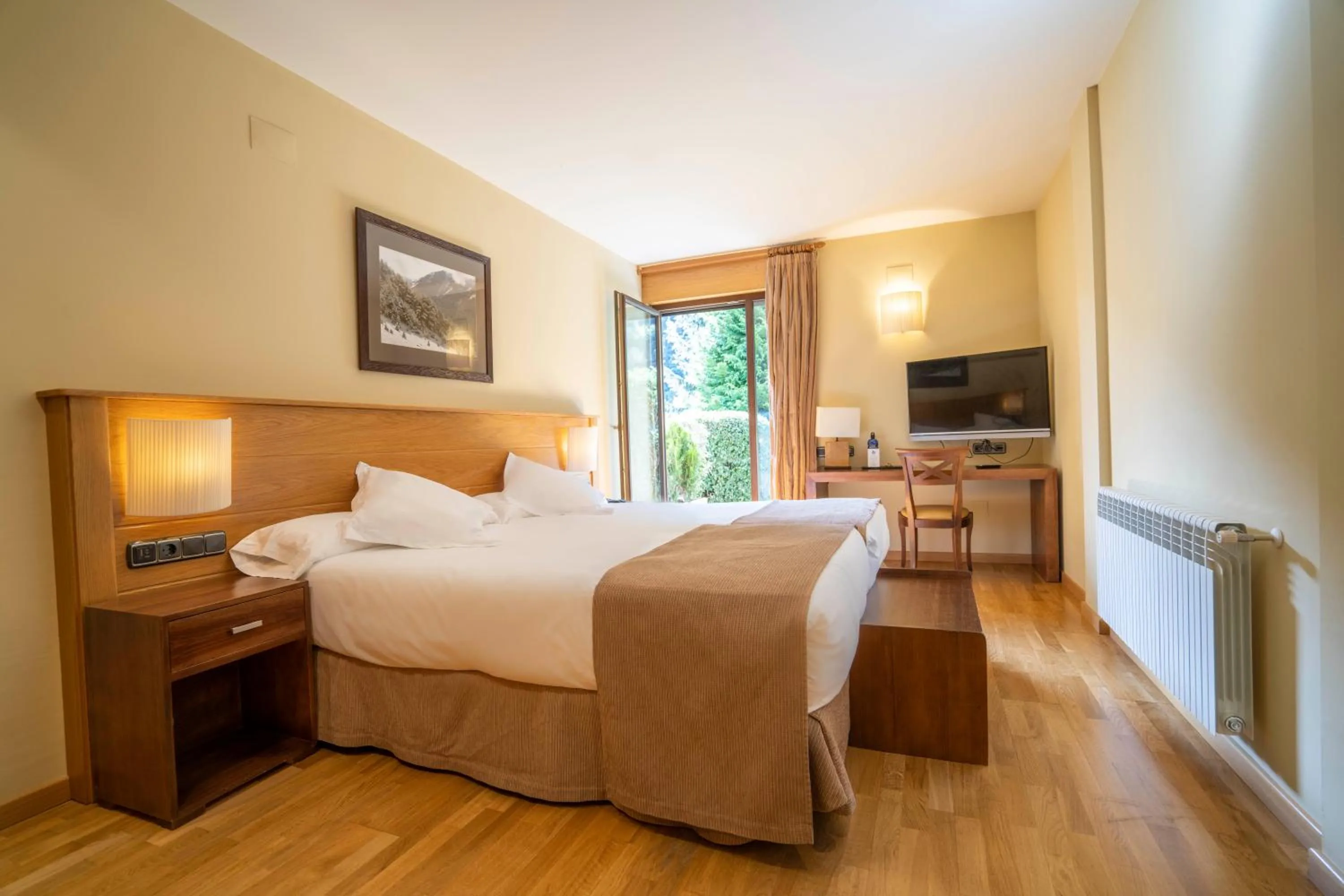 Bed in Hotel & Restaurante Peña