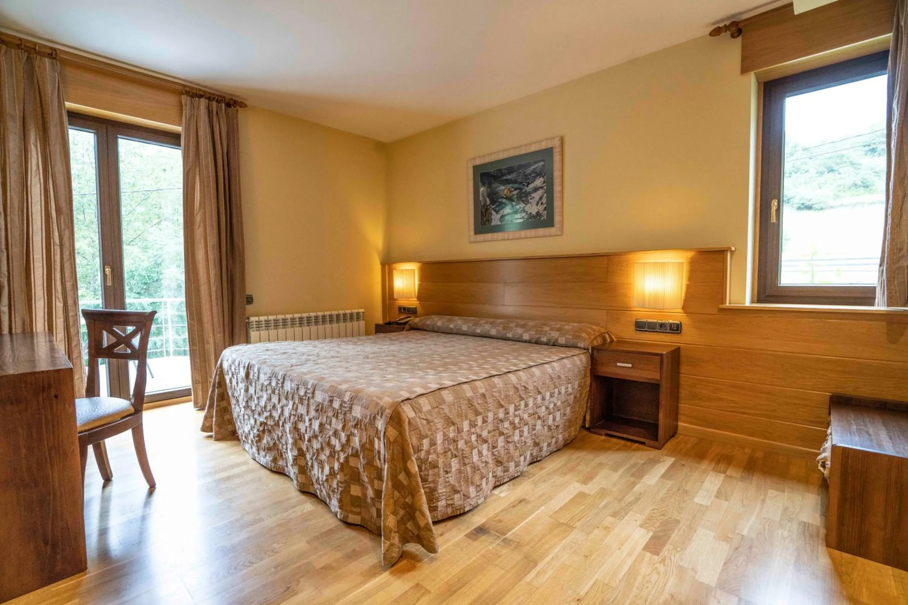 Bedroom, Bed in Hotel & Restaurante Peña