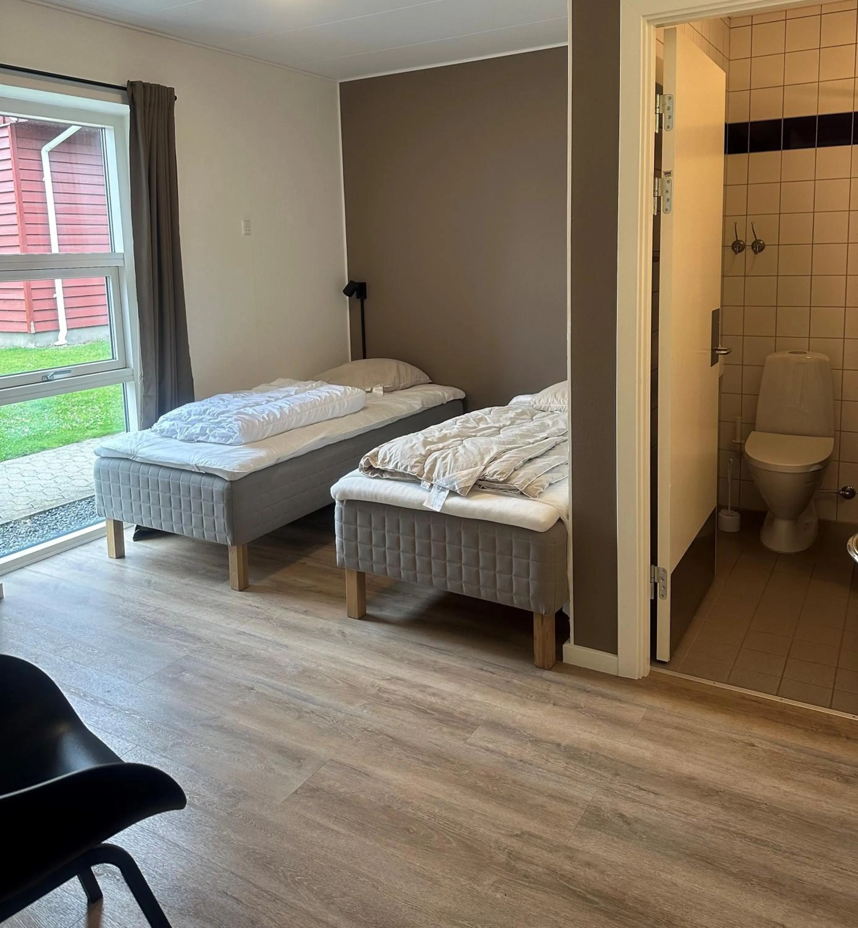 Toilet, Bed in Danhostel Faxe Kalkbrud