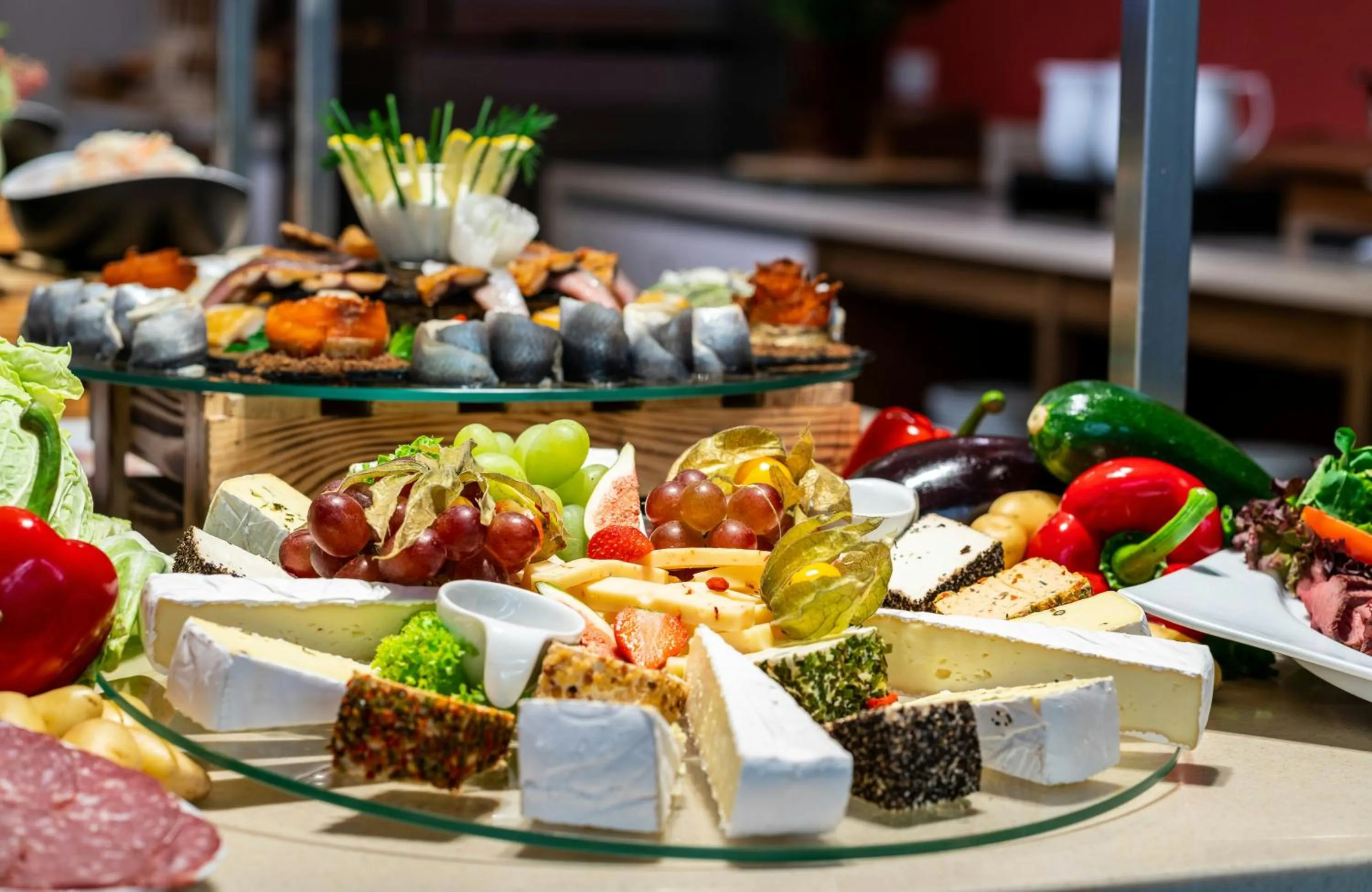 Buffet breakfast in Leonardo Royal Hotel Berlin Alexanderplatz