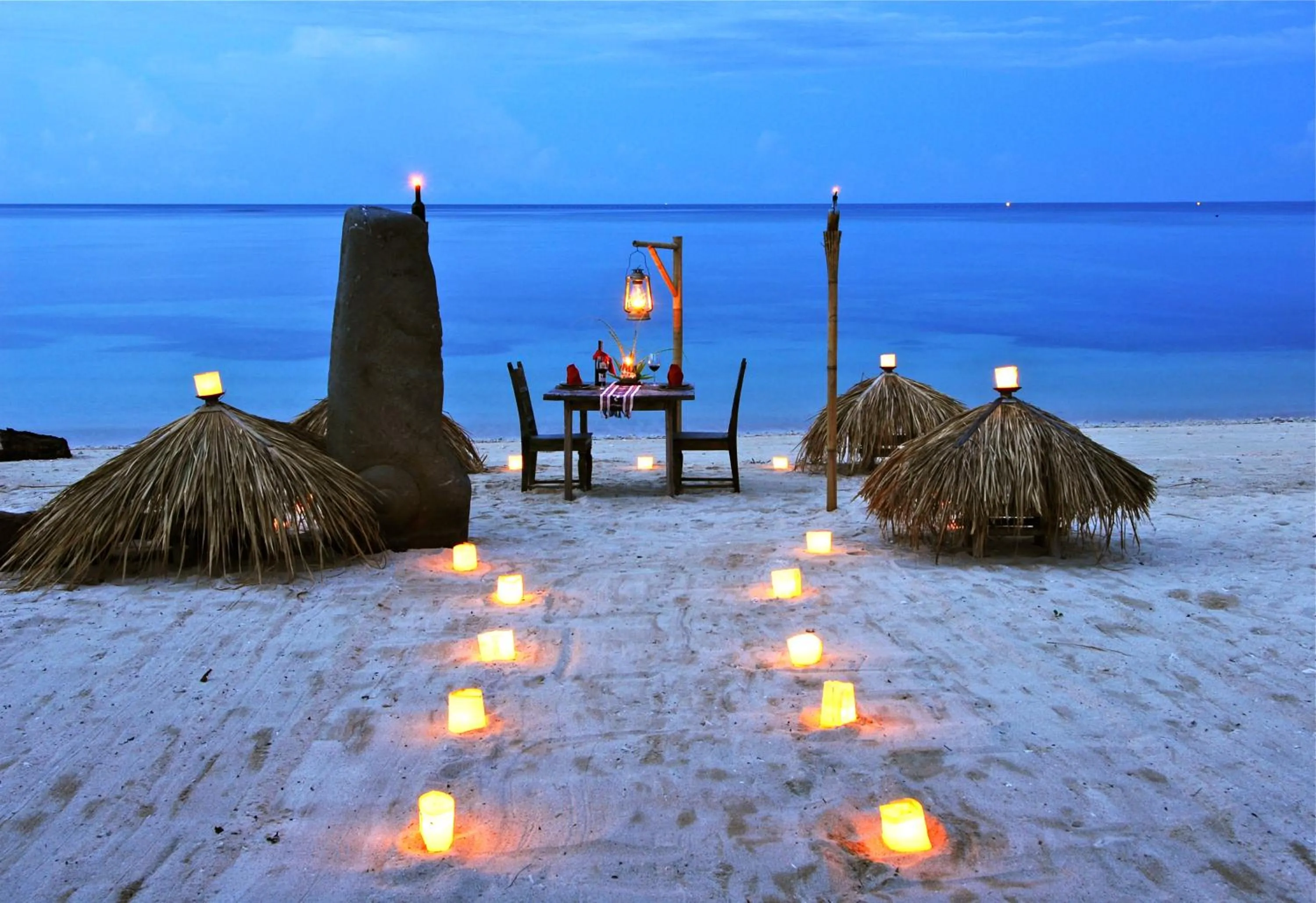 Beach in Hotel Tugu Lombok