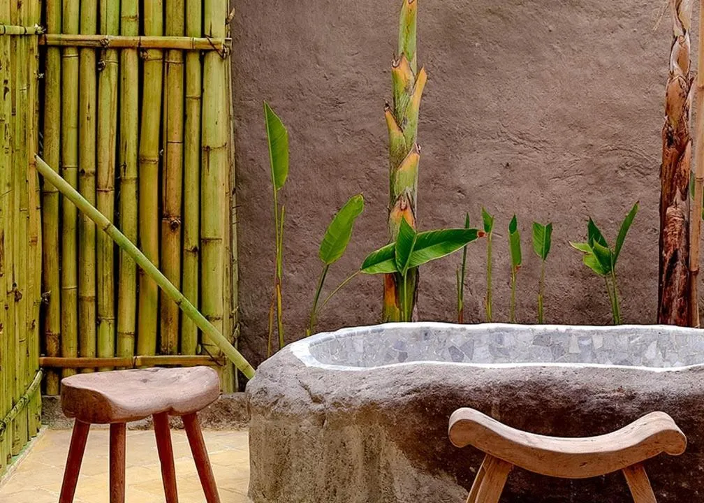 Bathroom in Hotel Tugu Lombok