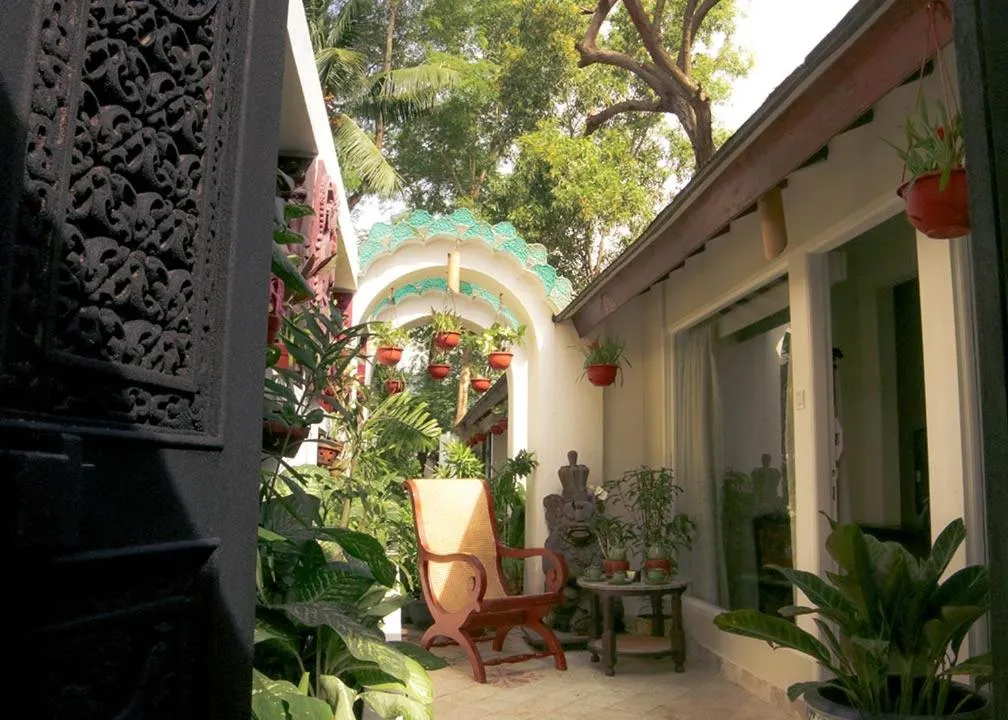 Garden view in Hotel Tugu Lombok