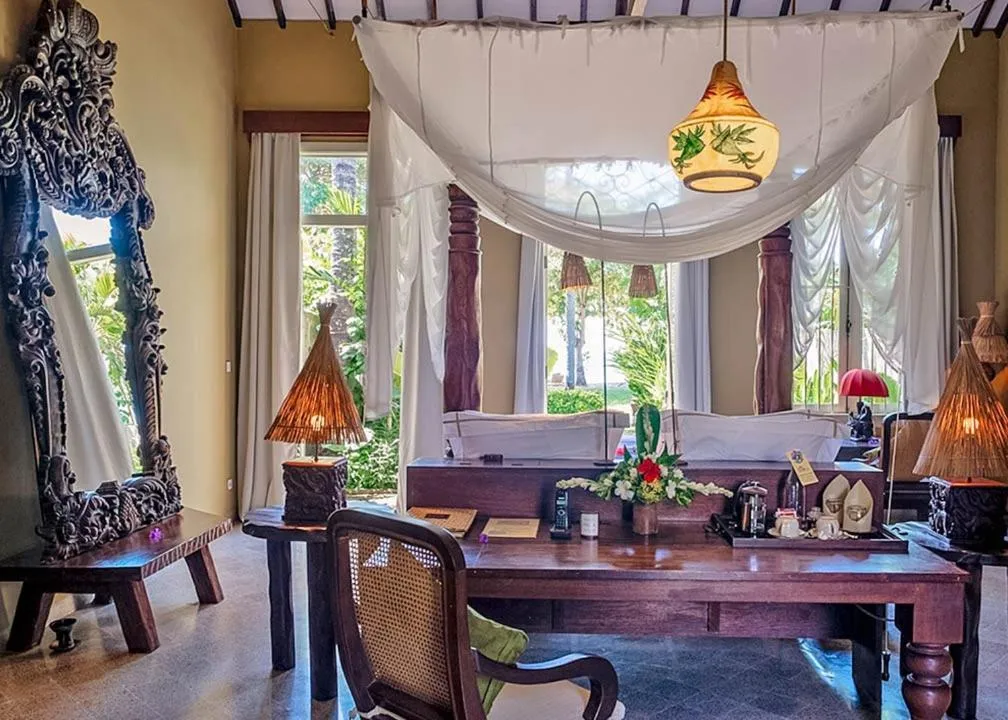 Living room in Hotel Tugu Lombok